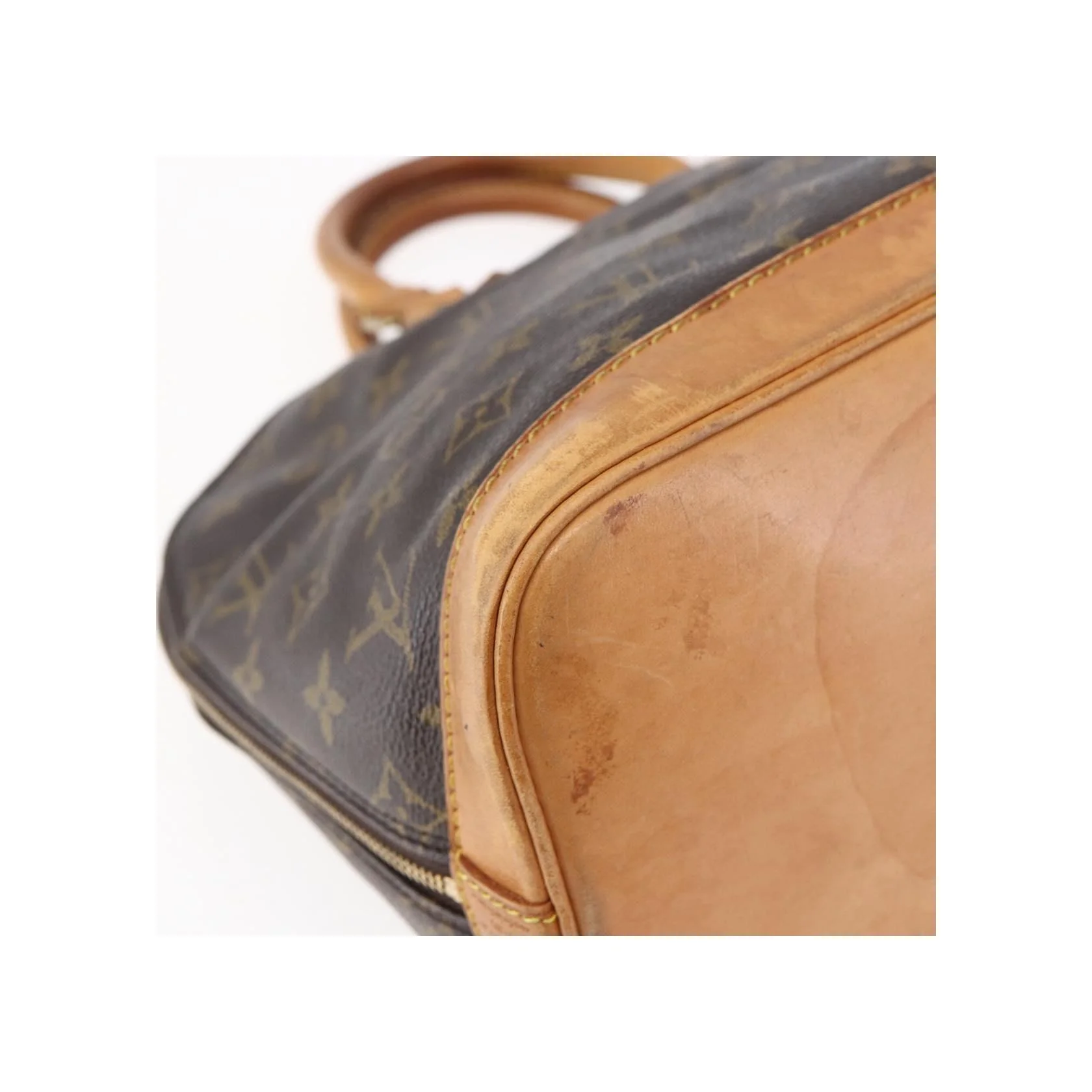 Sac À Main Louis Vuitton Alma Vintage - Brown - Image 10