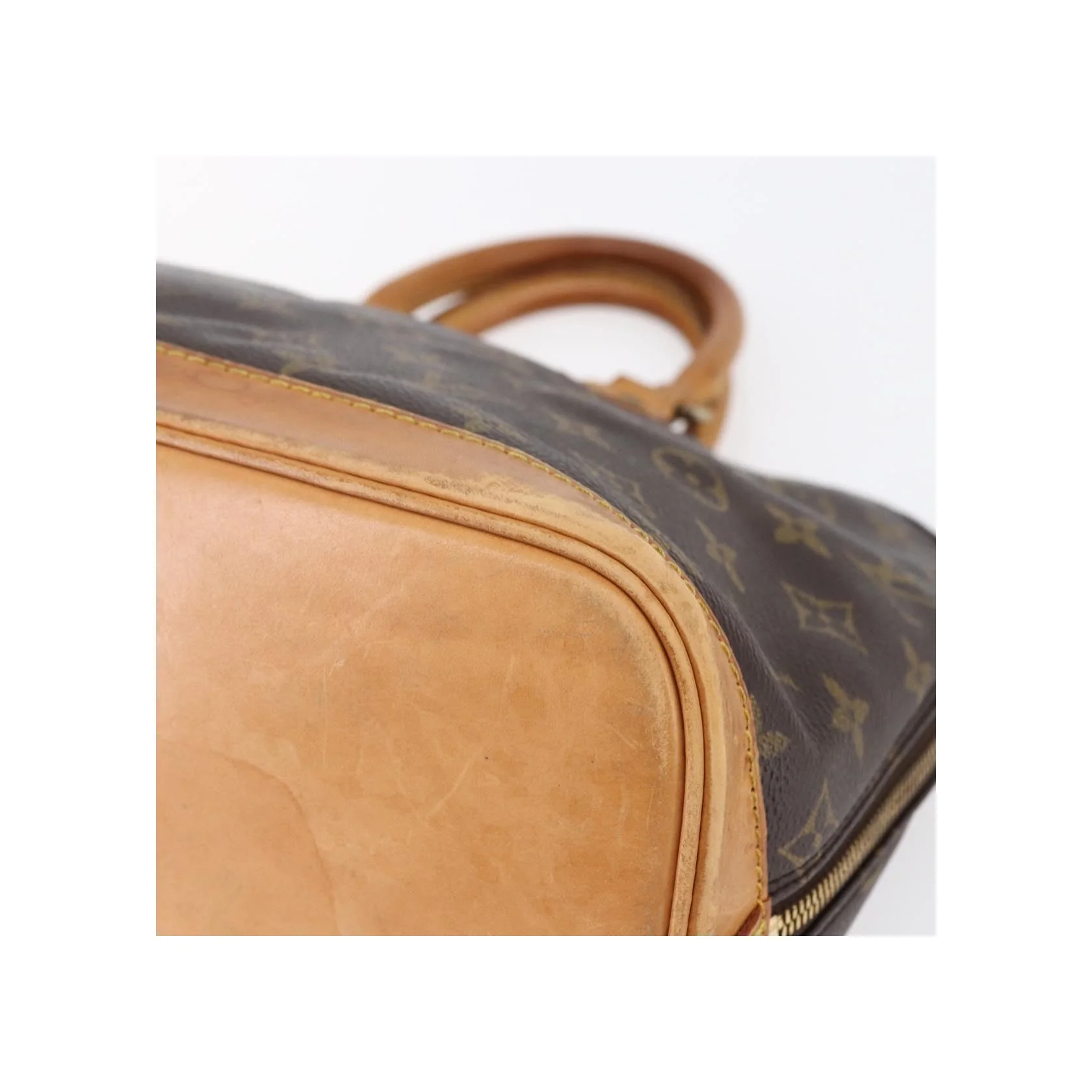 Sac À Main Louis Vuitton Alma Vintage - Brown - Image 11