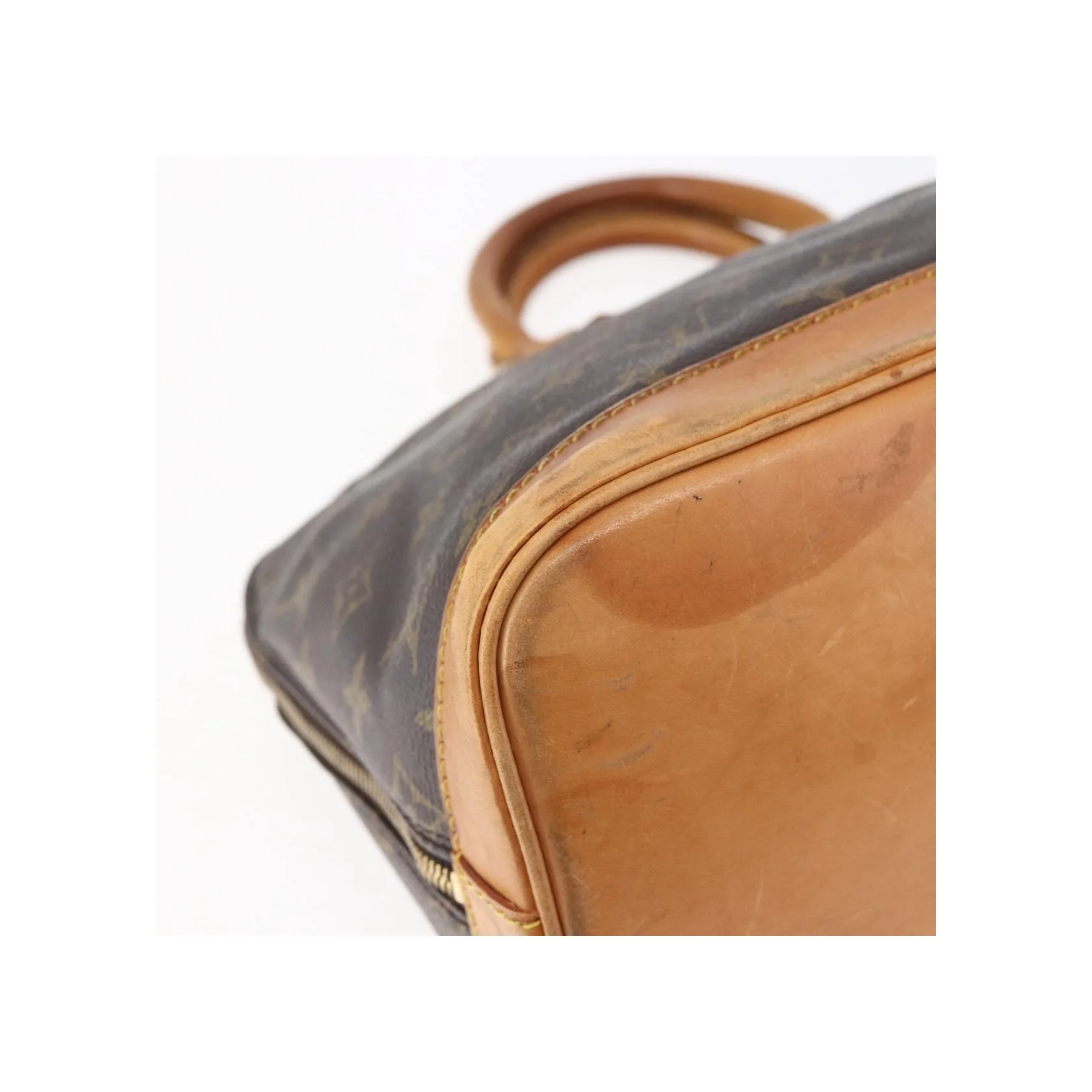 Sac À Main Louis Vuitton Alma Vintage - Brown - Image 12
