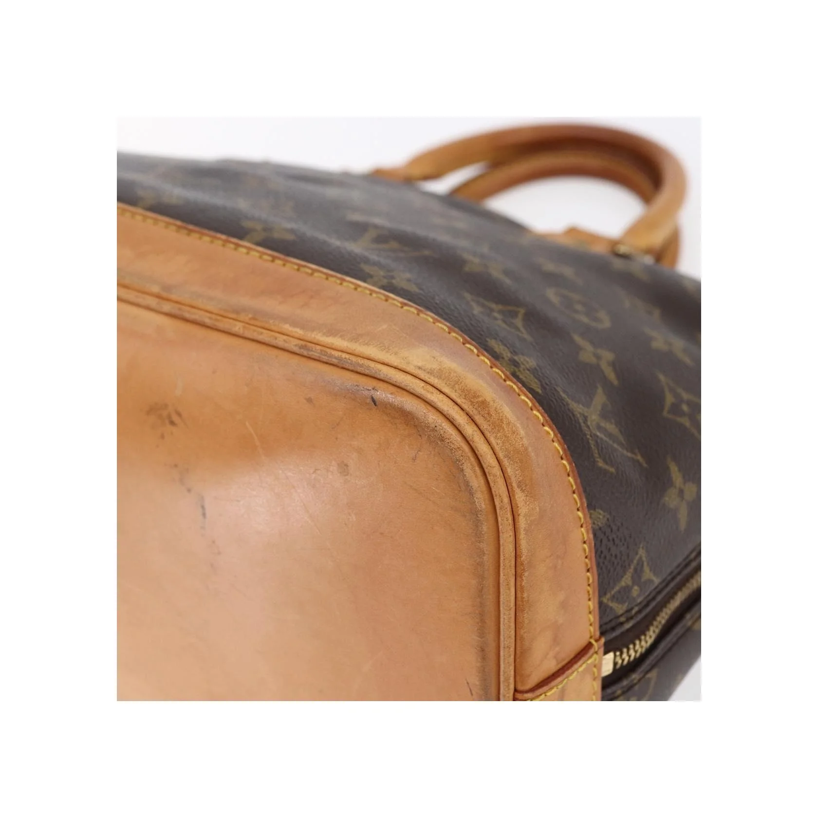 Sac À Main Louis Vuitton Alma Vintage - Brown - Image 9