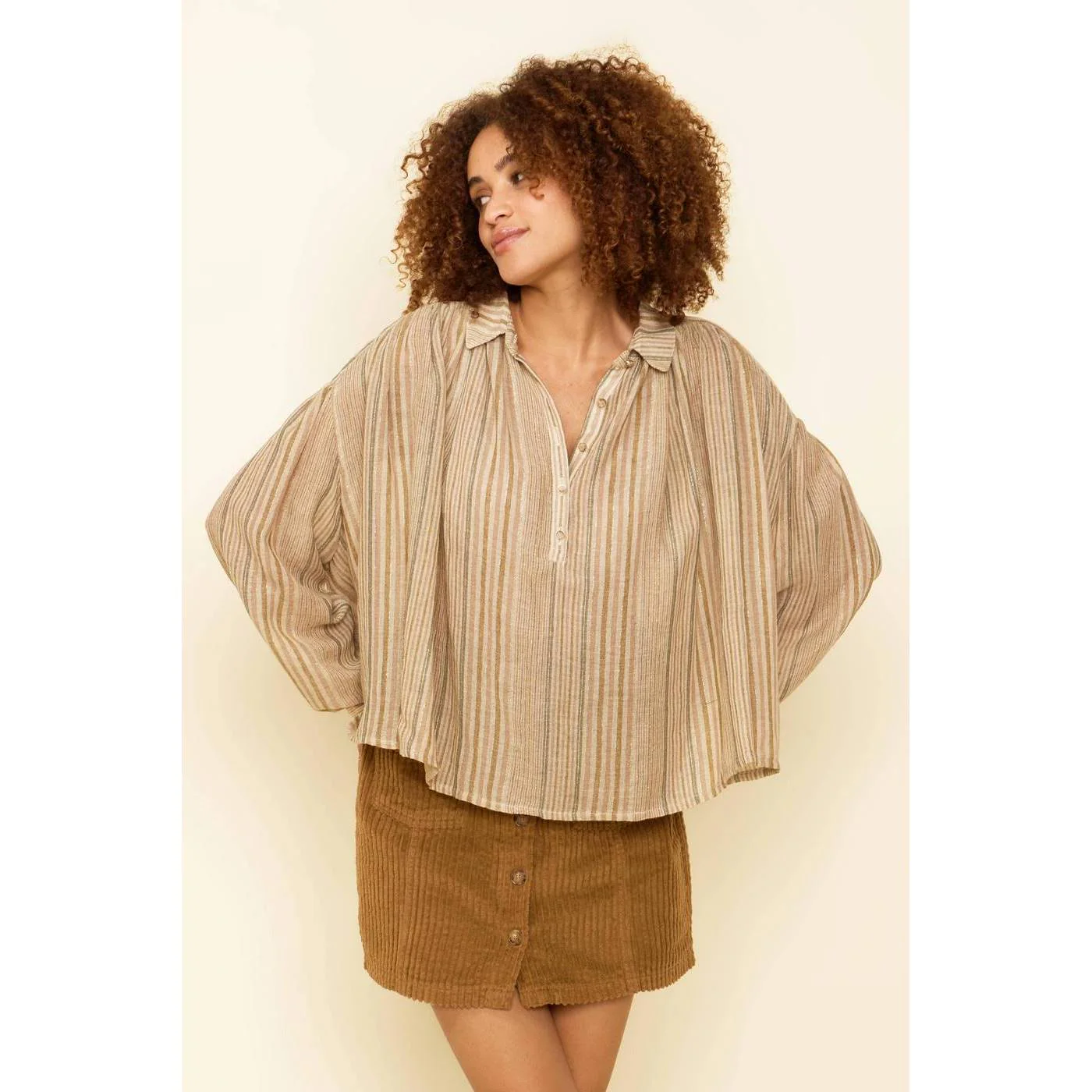 Blouse Lefkimi - Stripe - Image 2