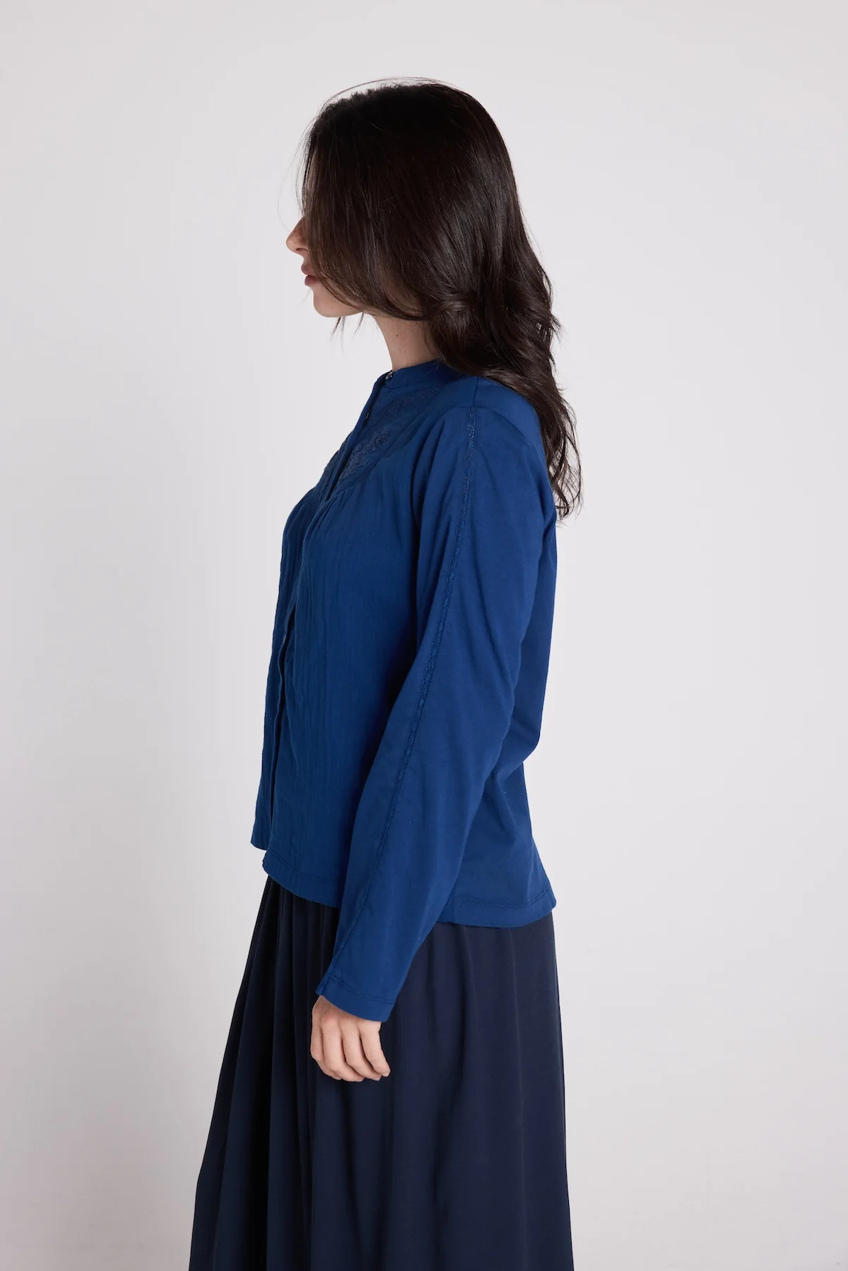 Blouse Mobdip - Bleu-Royal - Image 2