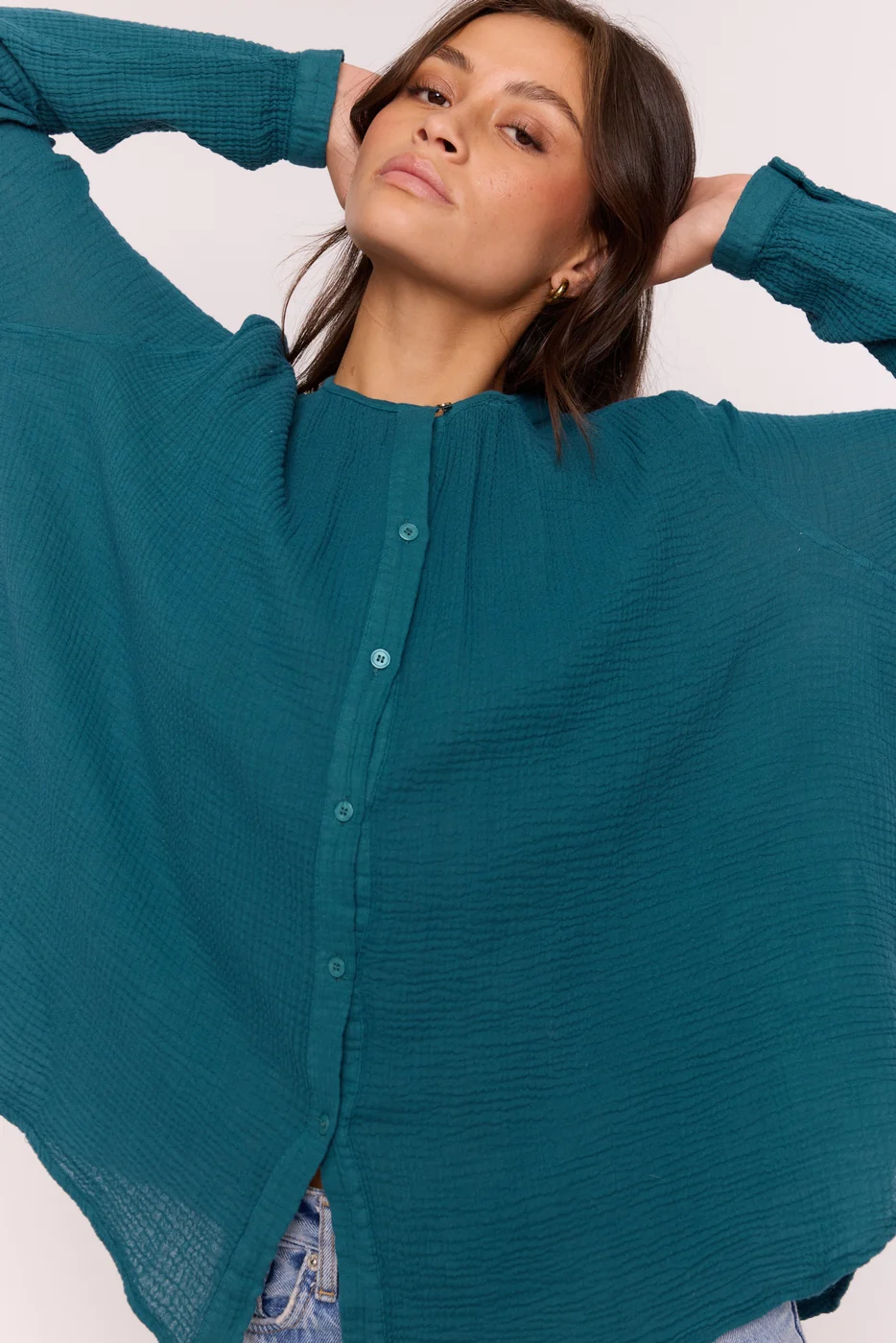 Blouse Nessa - Canard - Image 2