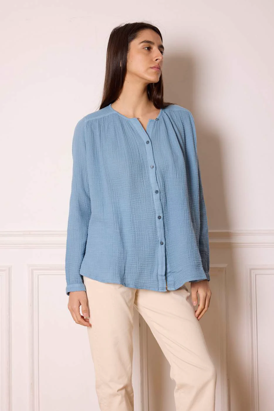 Blouse Nessa - Ciel - Image 2