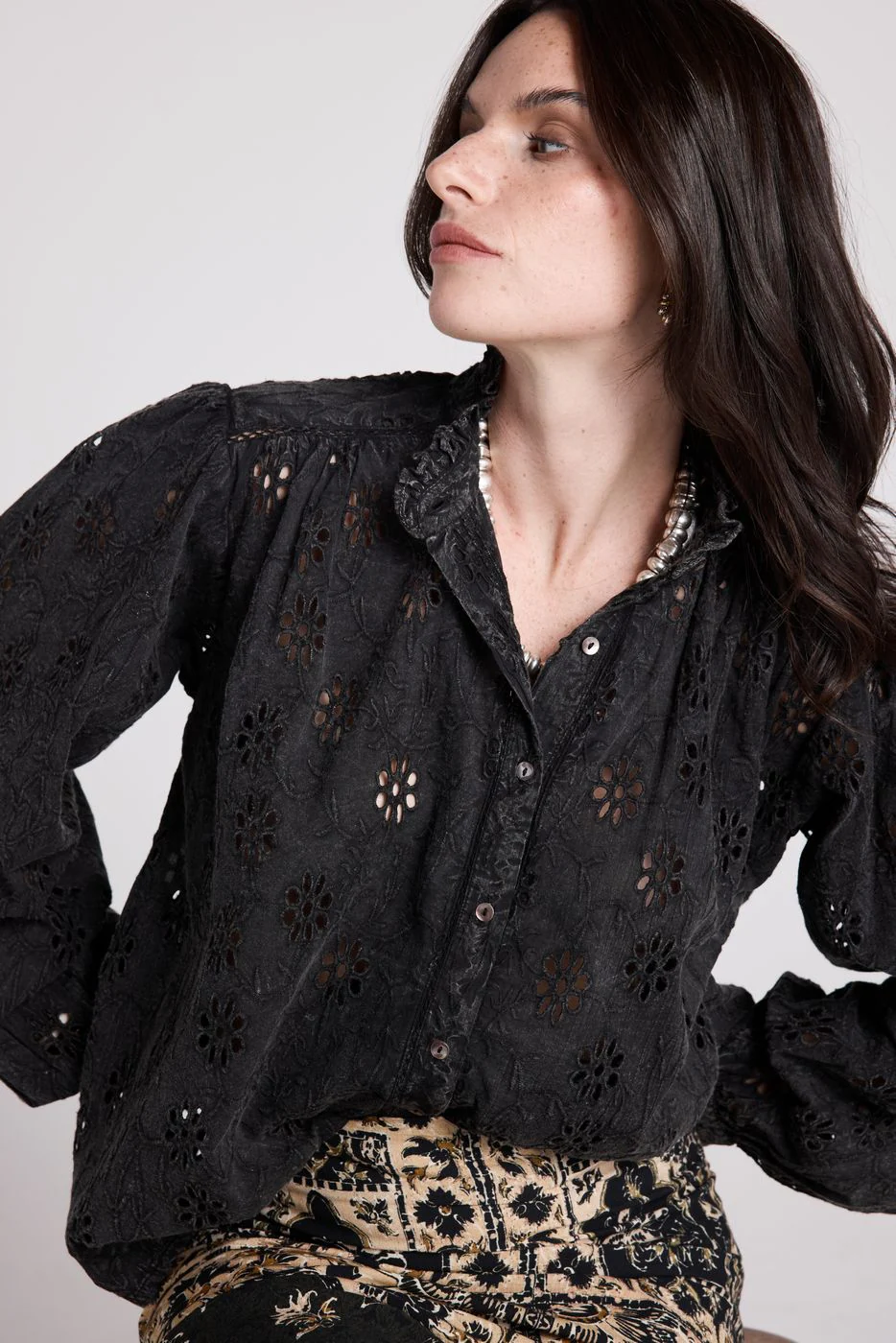 Blouse Tajed - Anthracite - Image 2
