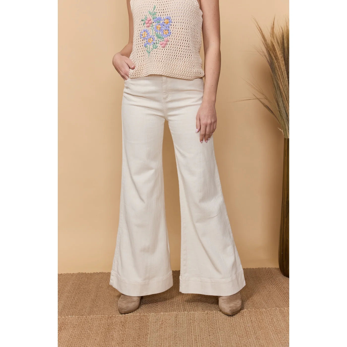 Pantalon Daisyjones - Creme - Image 5