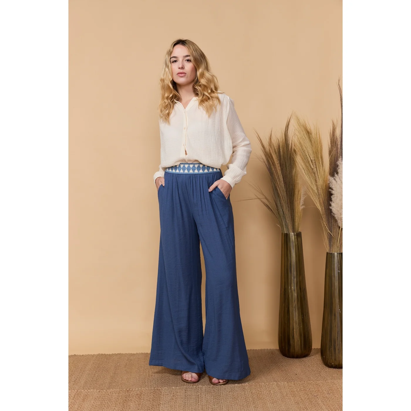 Pantalon Ilem - Bleu - Image 6