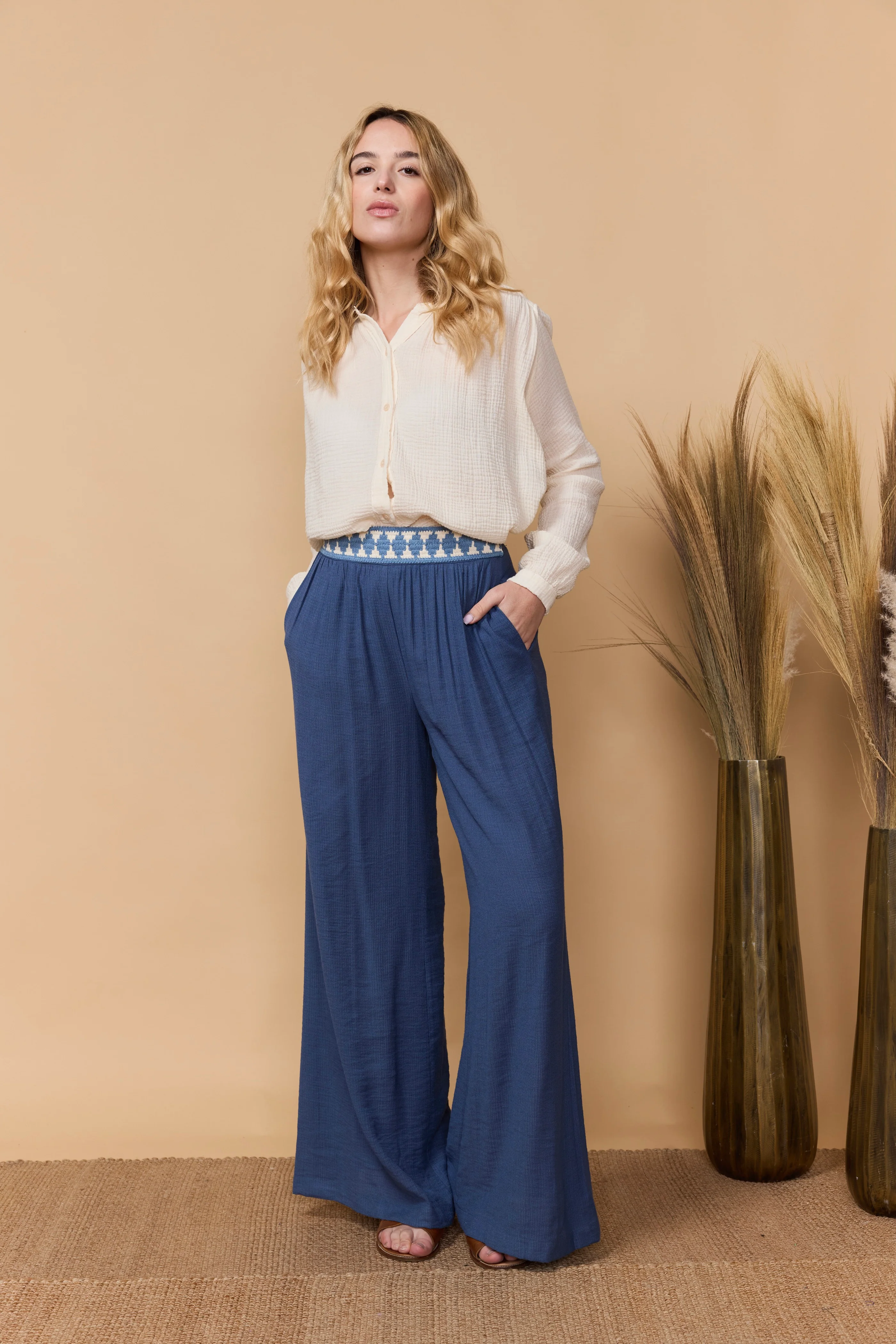 Pantalon Ilem - Bleu - Image 7