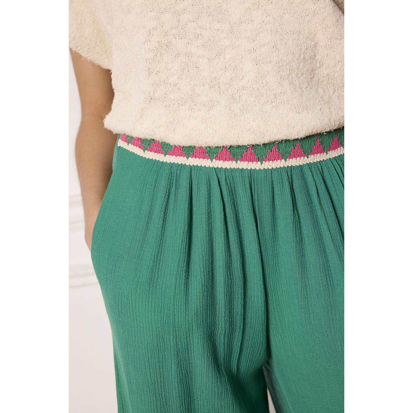 Pantalon Ilem - Vert - Image 2