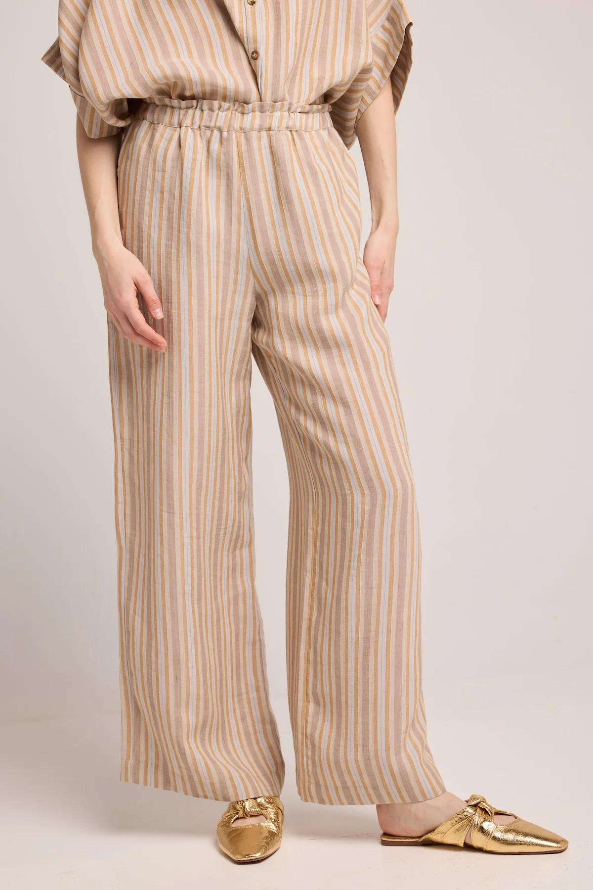 Pantalon Mariana - Rayure Ciel - Image 2