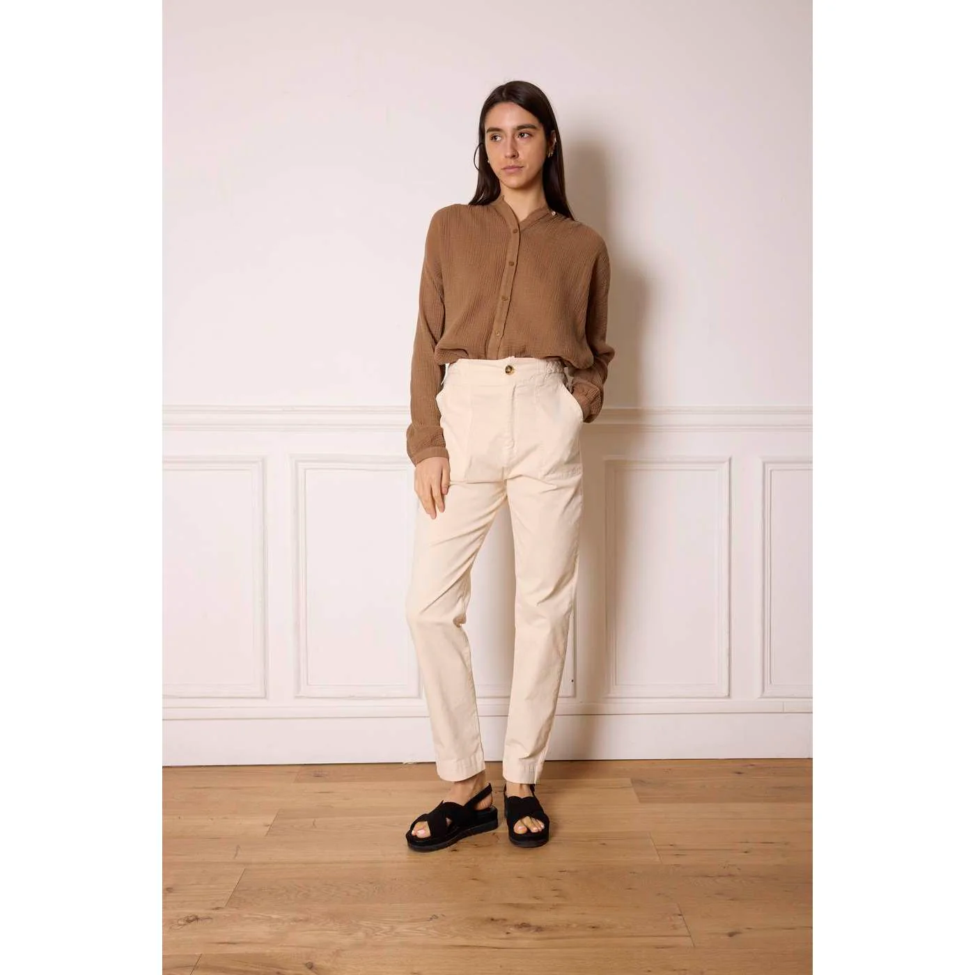 Pantalon Pamo - Ecru - Image 3