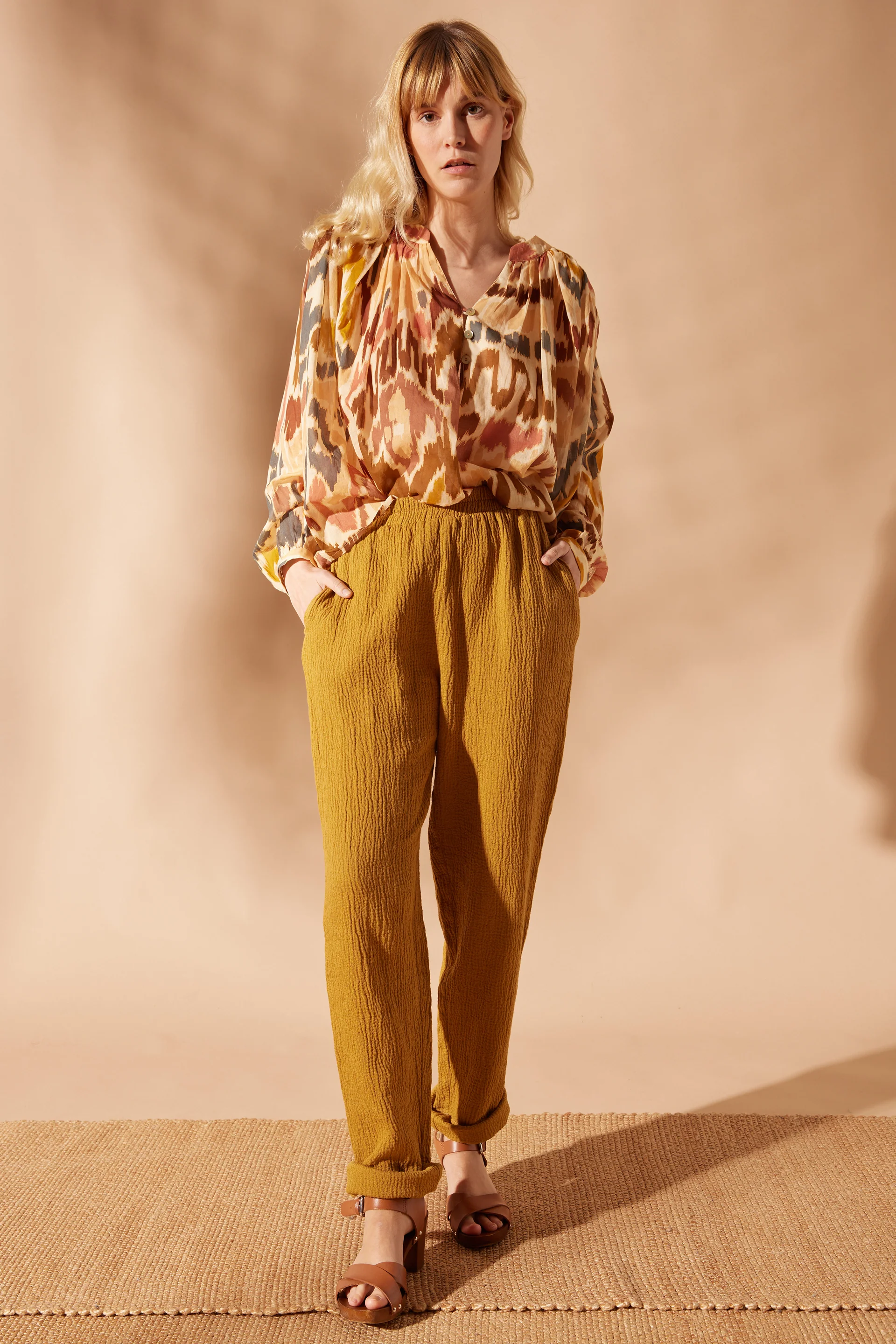 Pantalon Ricochet - Ocre - Image 6