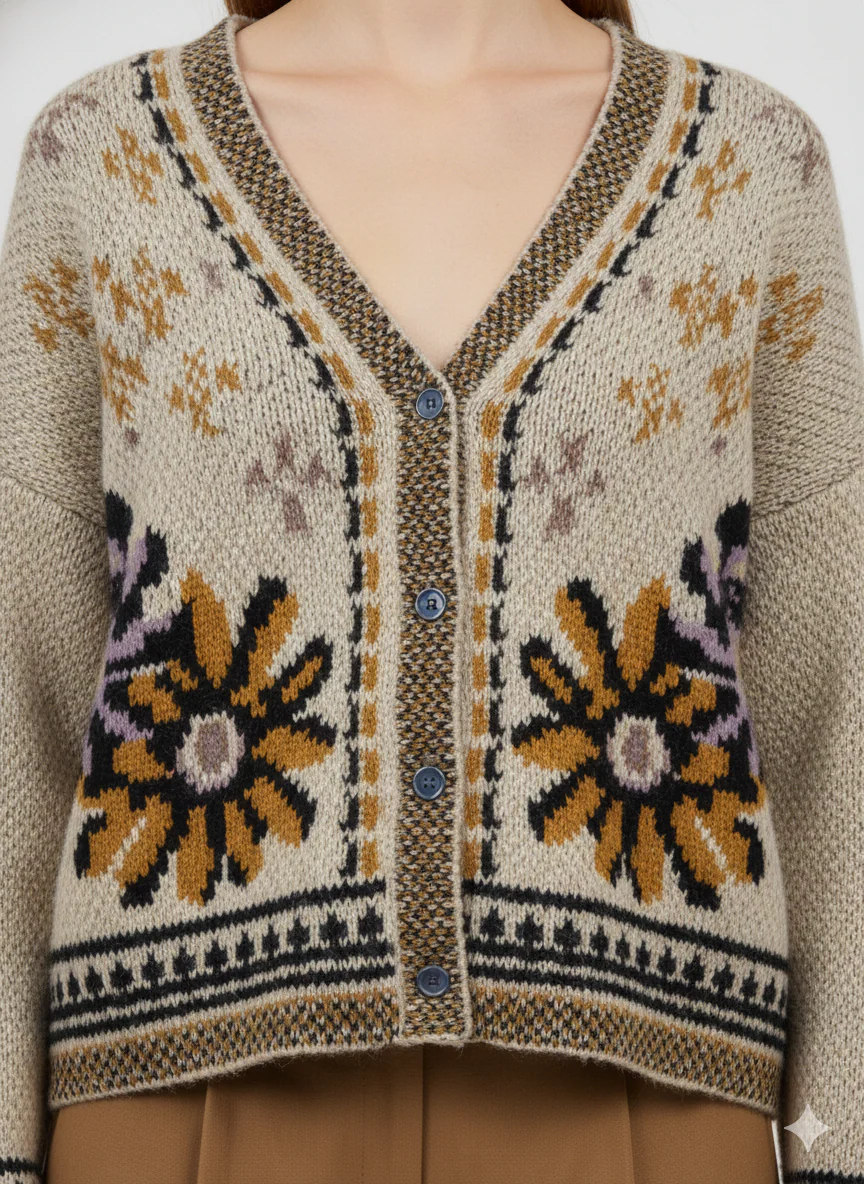 Pull Ditsy - Jacquard - Image 3