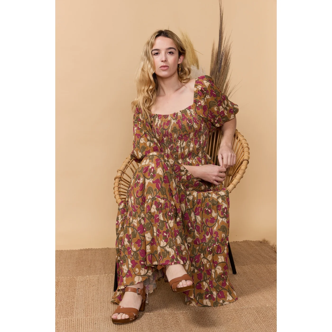 Robe Byouti - Ocre - Image 11