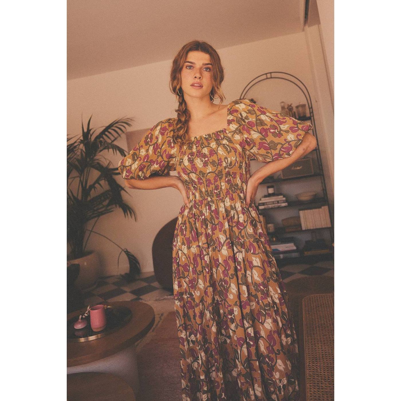 Robe Byouti - Ocre - Image 4