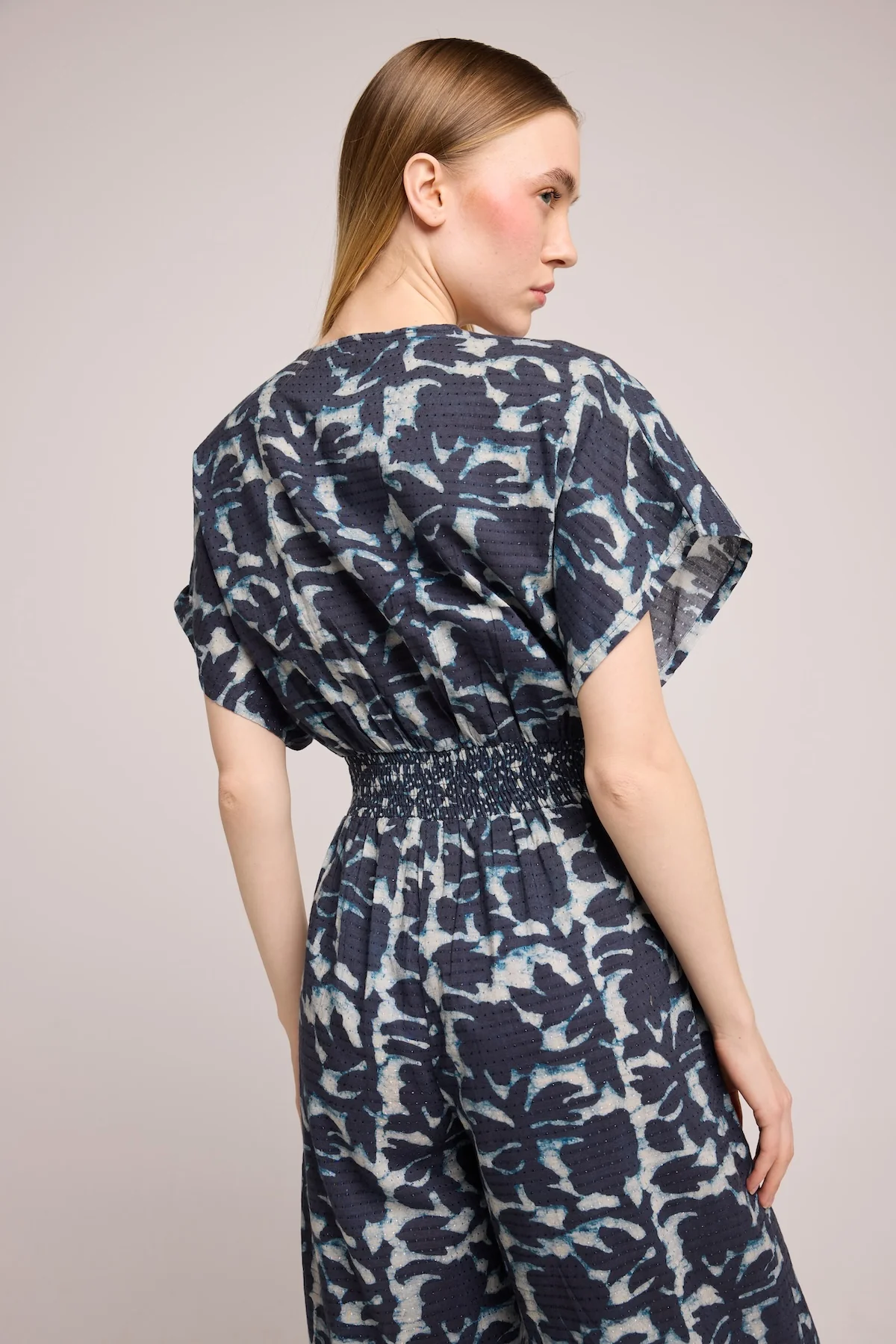 Robe Myrna - Mud Print Indigo - Image 2
