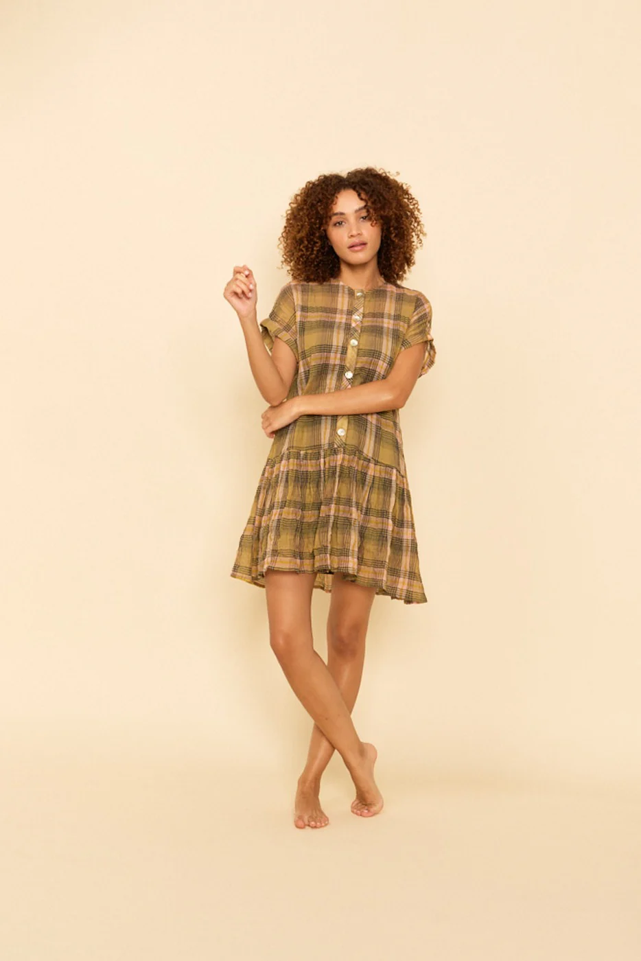 Robe Olivia - Olive - Image 2