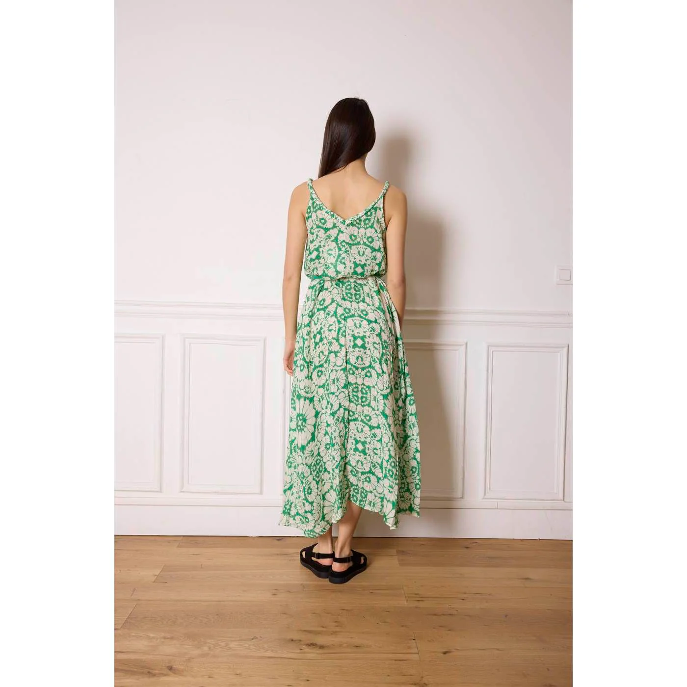 Robe Tayma - Vert - Image 2