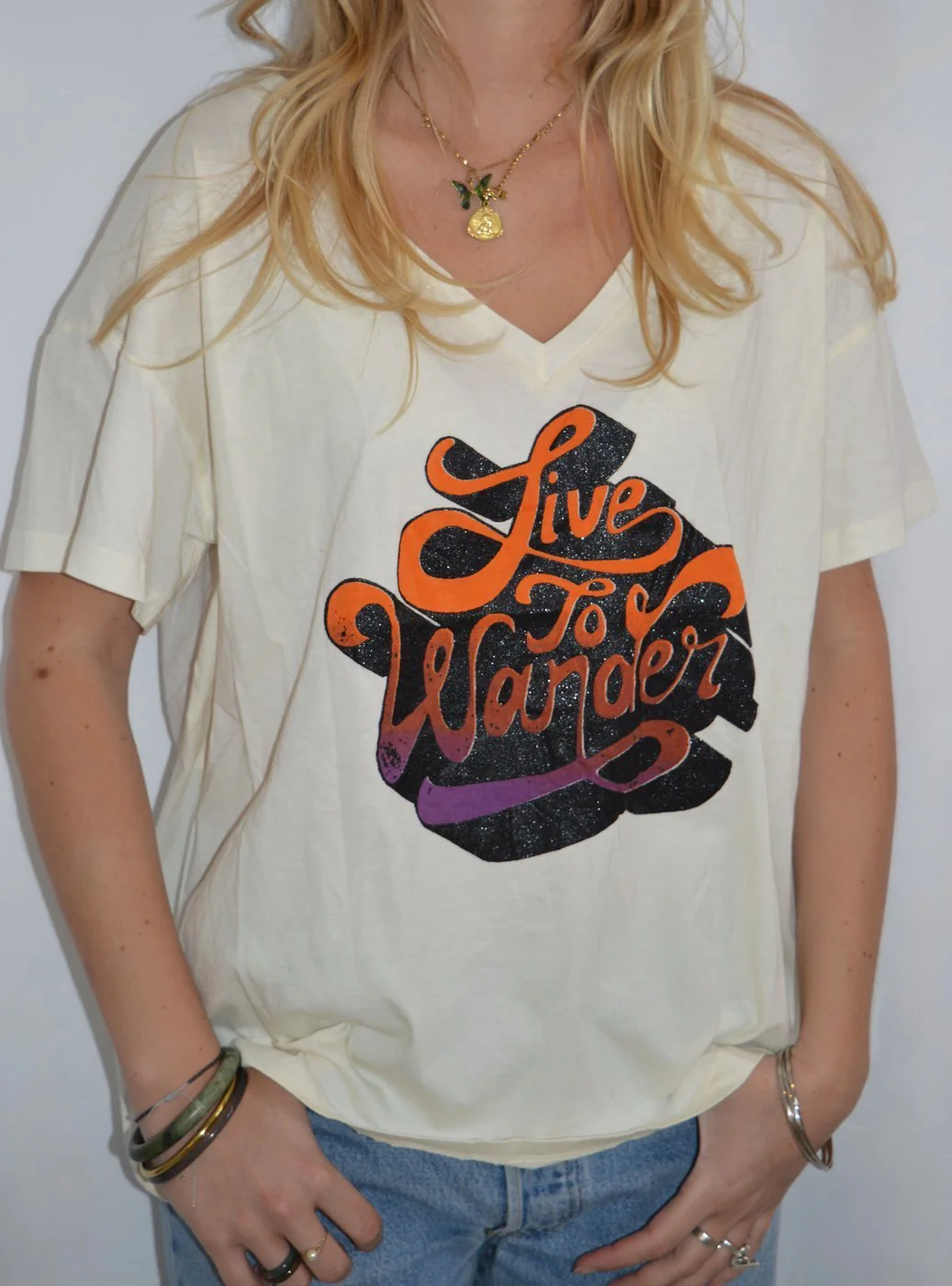 T-Shirt Livetowonder - Print - Image 4