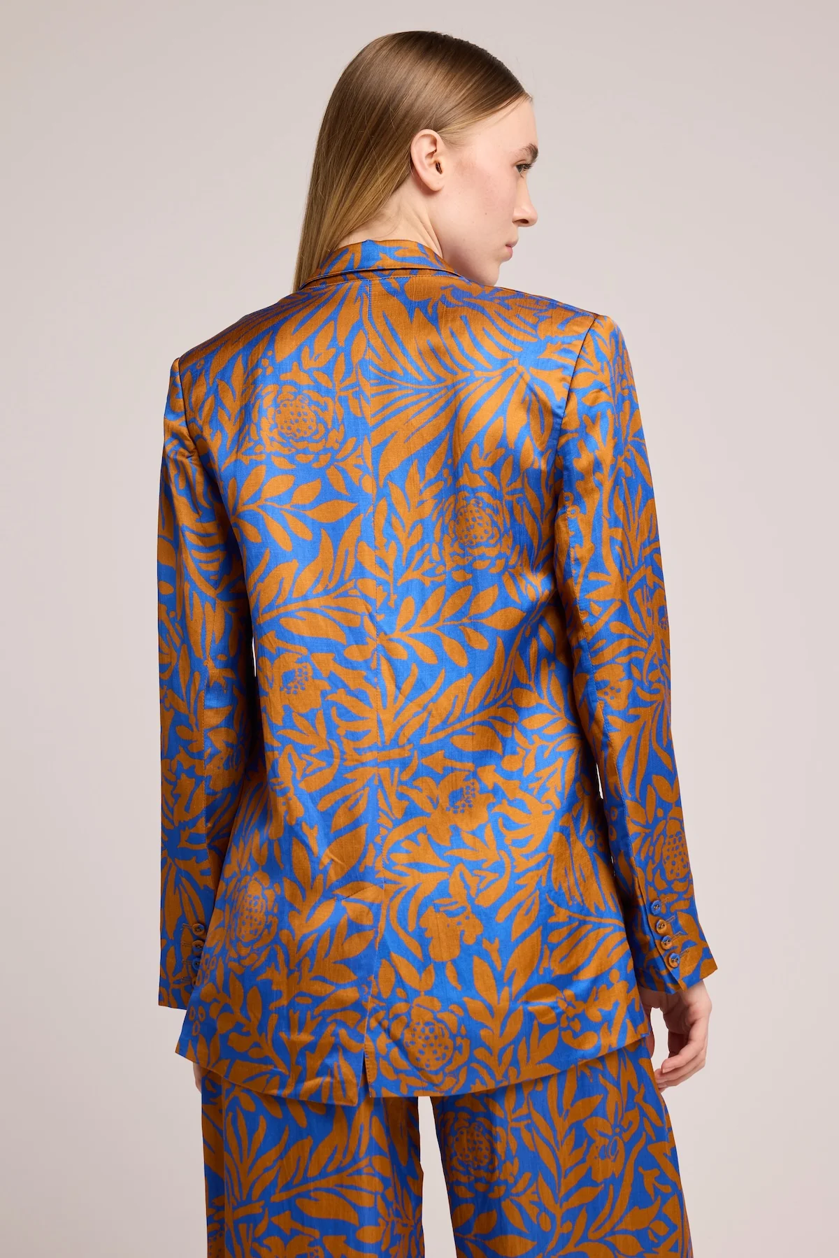 Veste Capuccino - Print Orange Bleu - Image 2