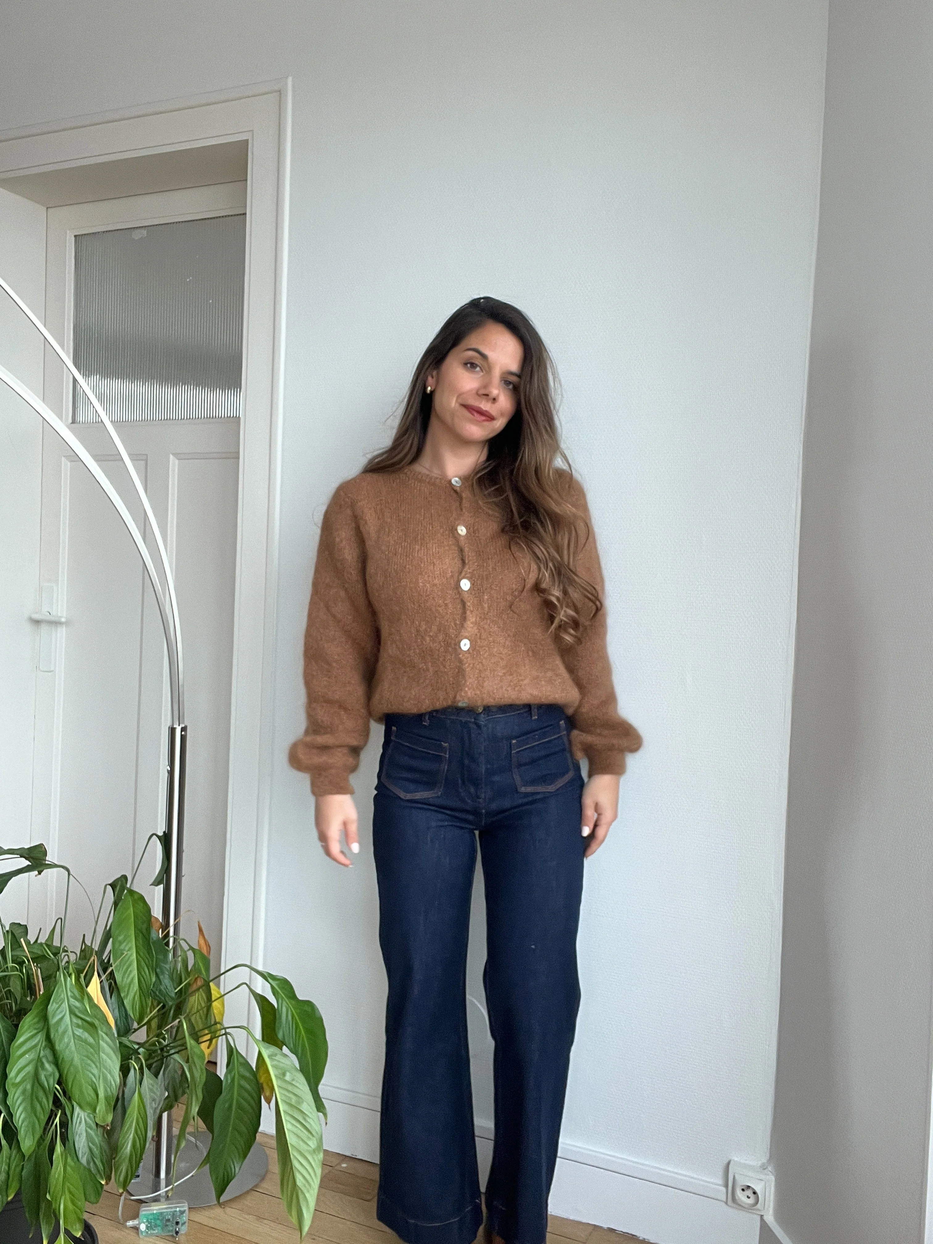 Maille En Laine Bianca Camel - Image 5
