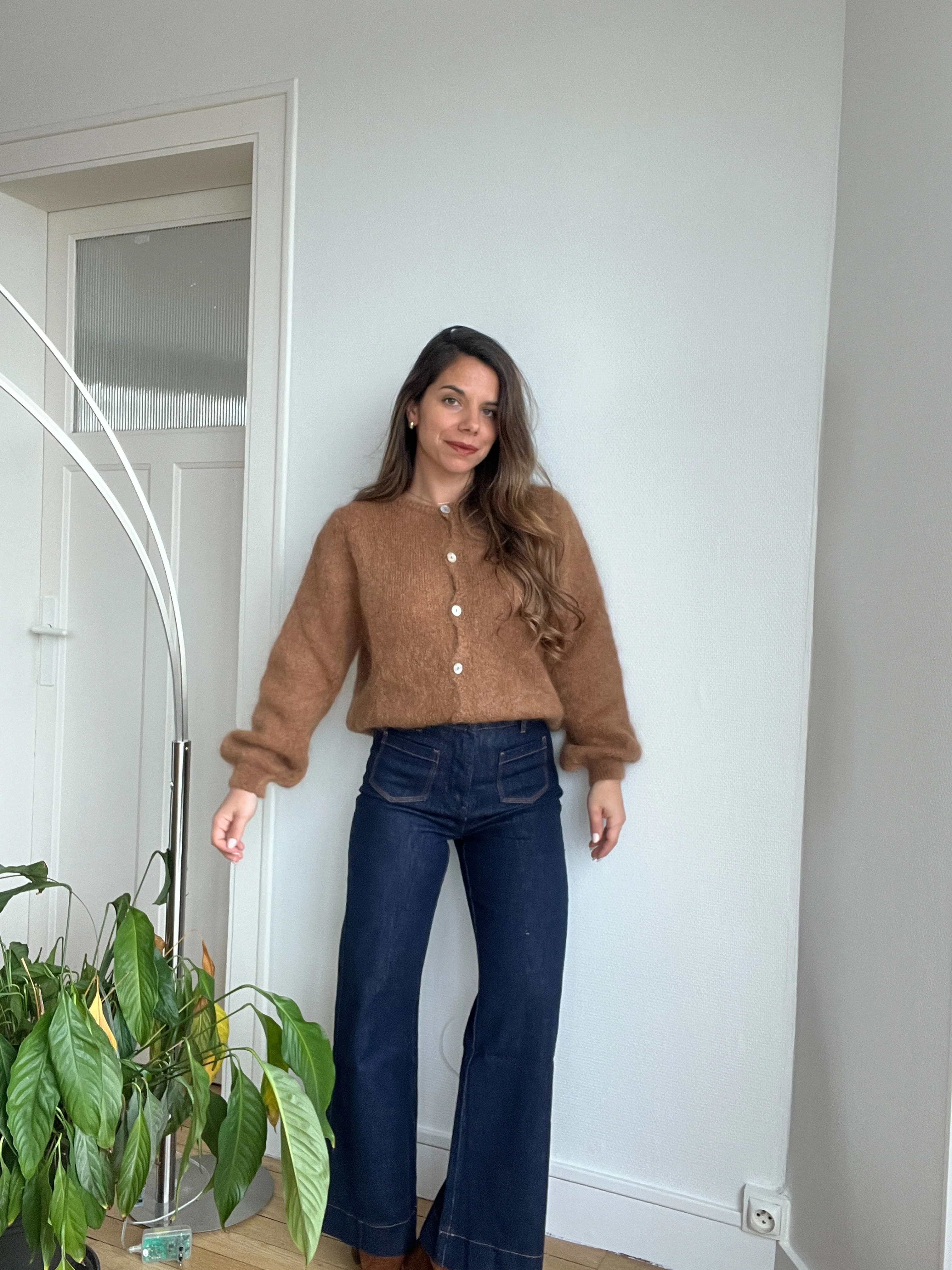 Maille En Laine Bianca Camel - Image 9