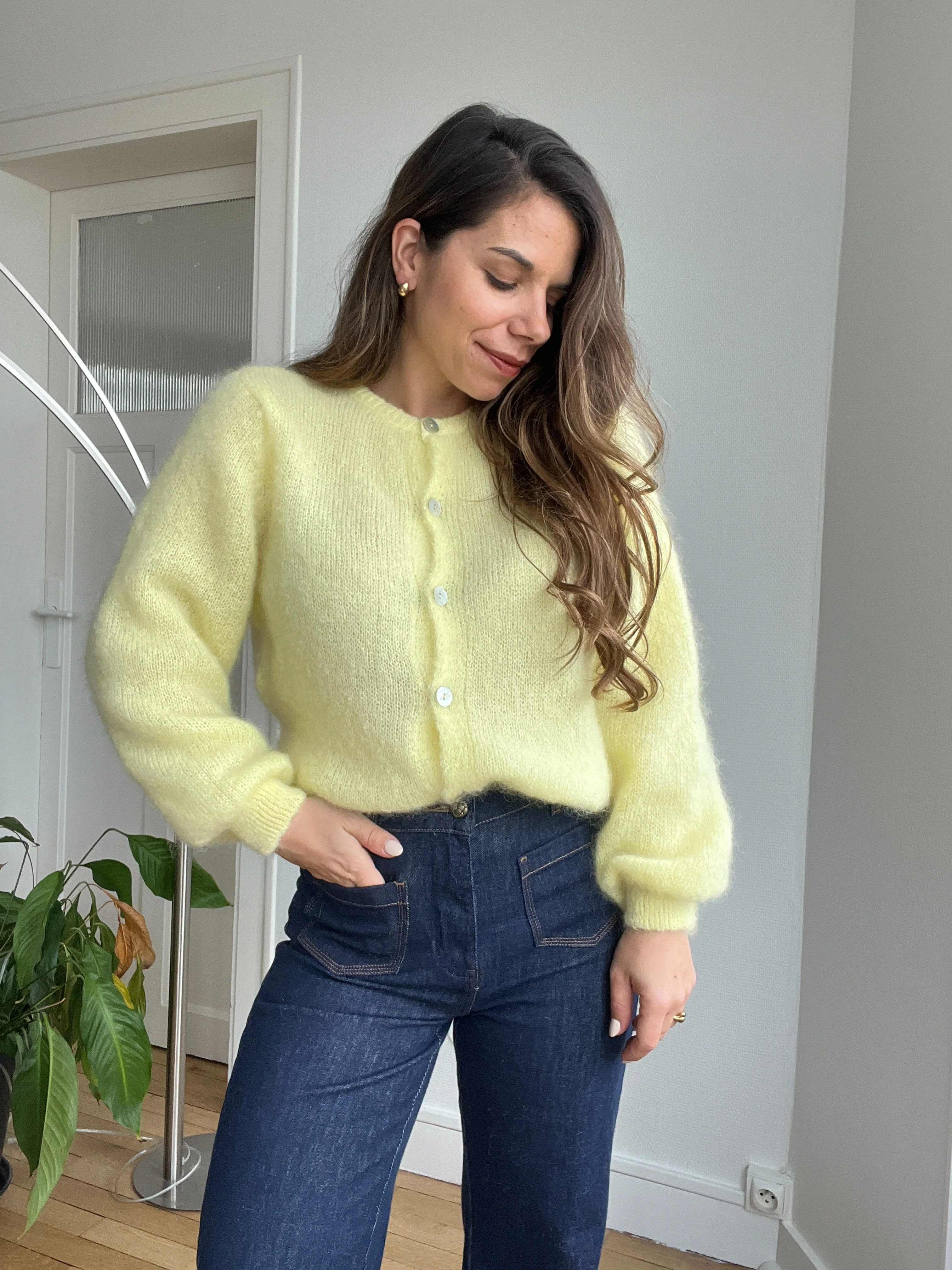 Maille En Laine Bianca Light Yellow - Image 2