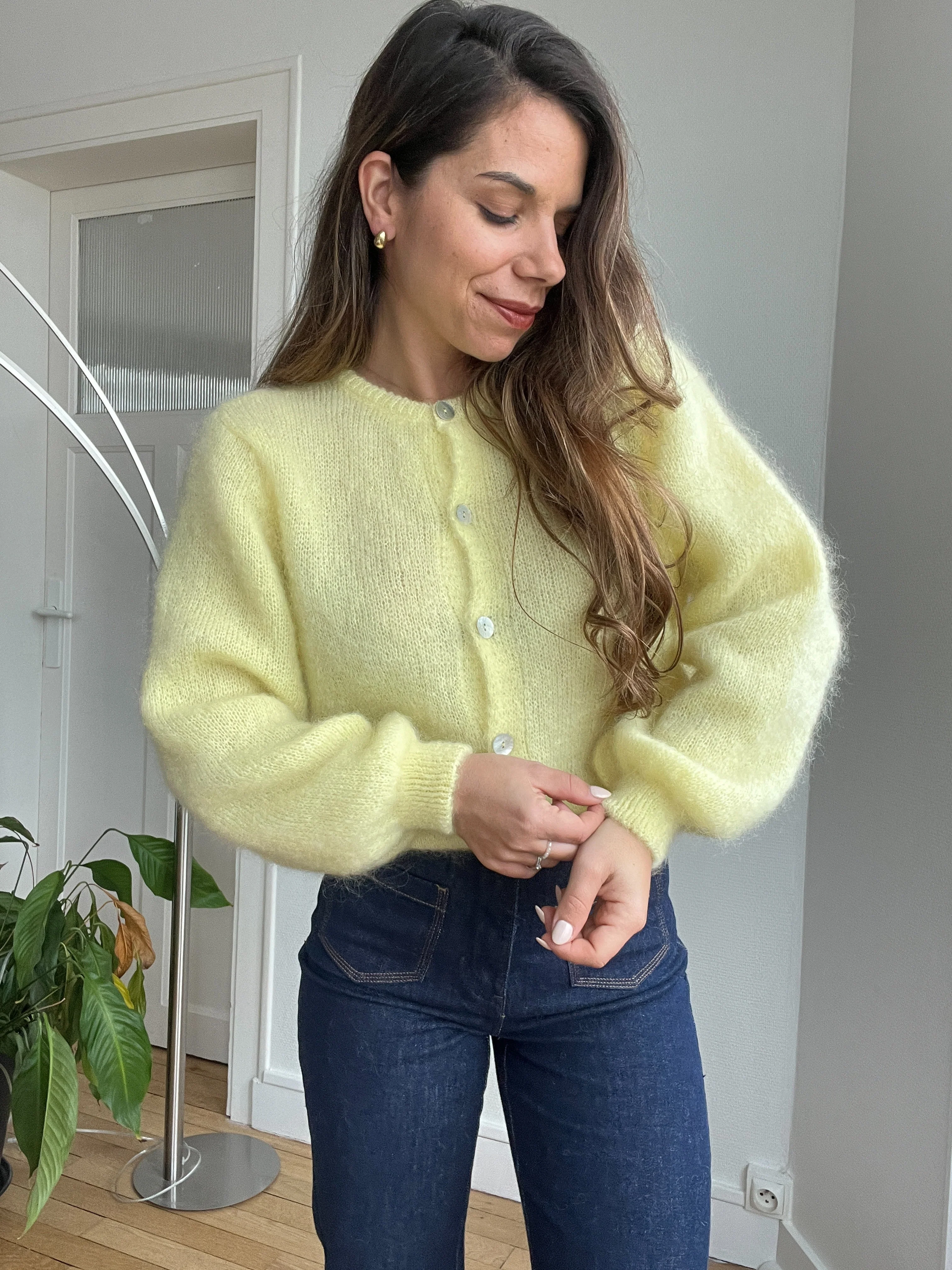 Maille En Laine Bianca Light Yellow - Image 3