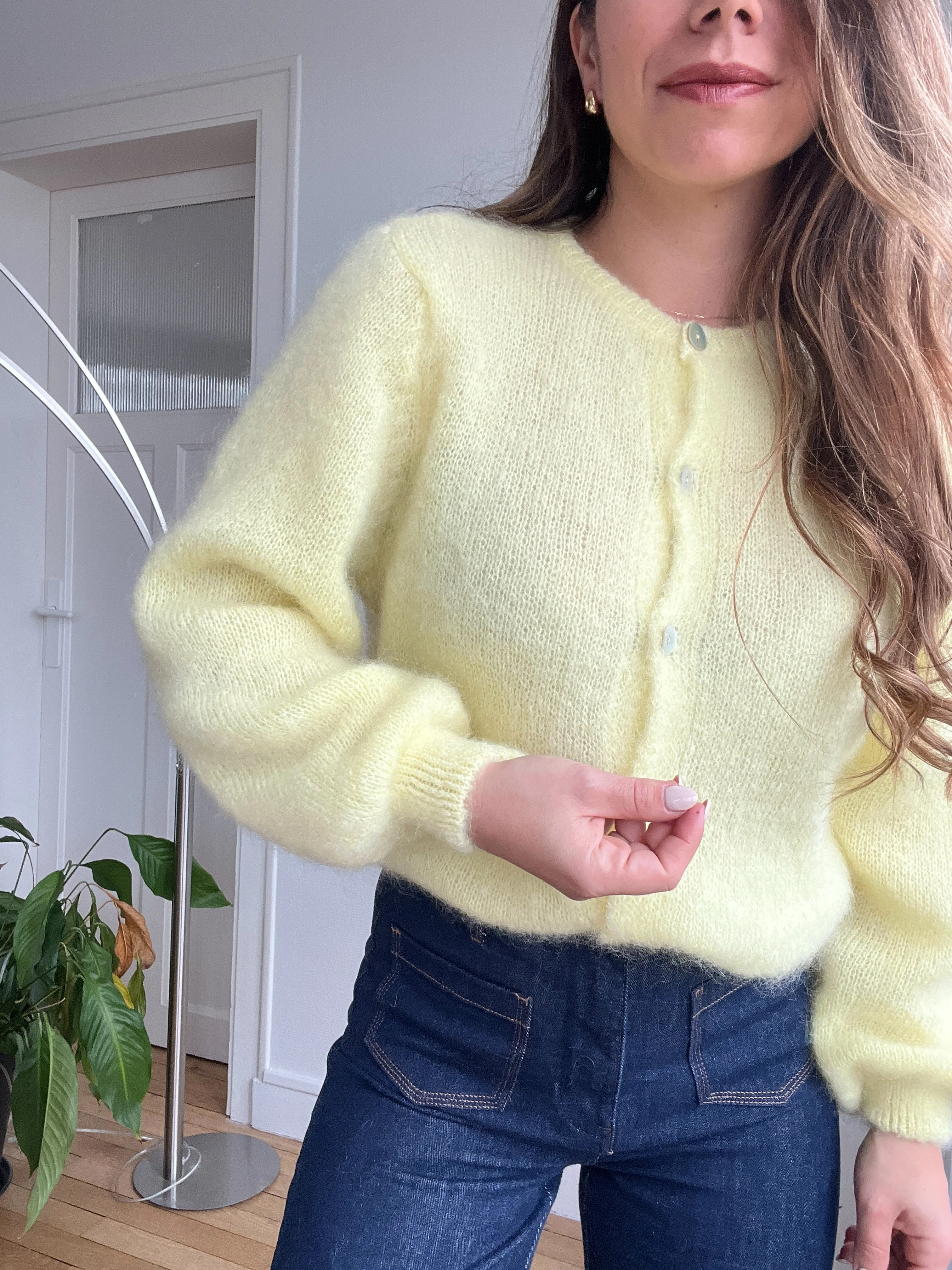 Maille En Laine Bianca Light Yellow - Image 8