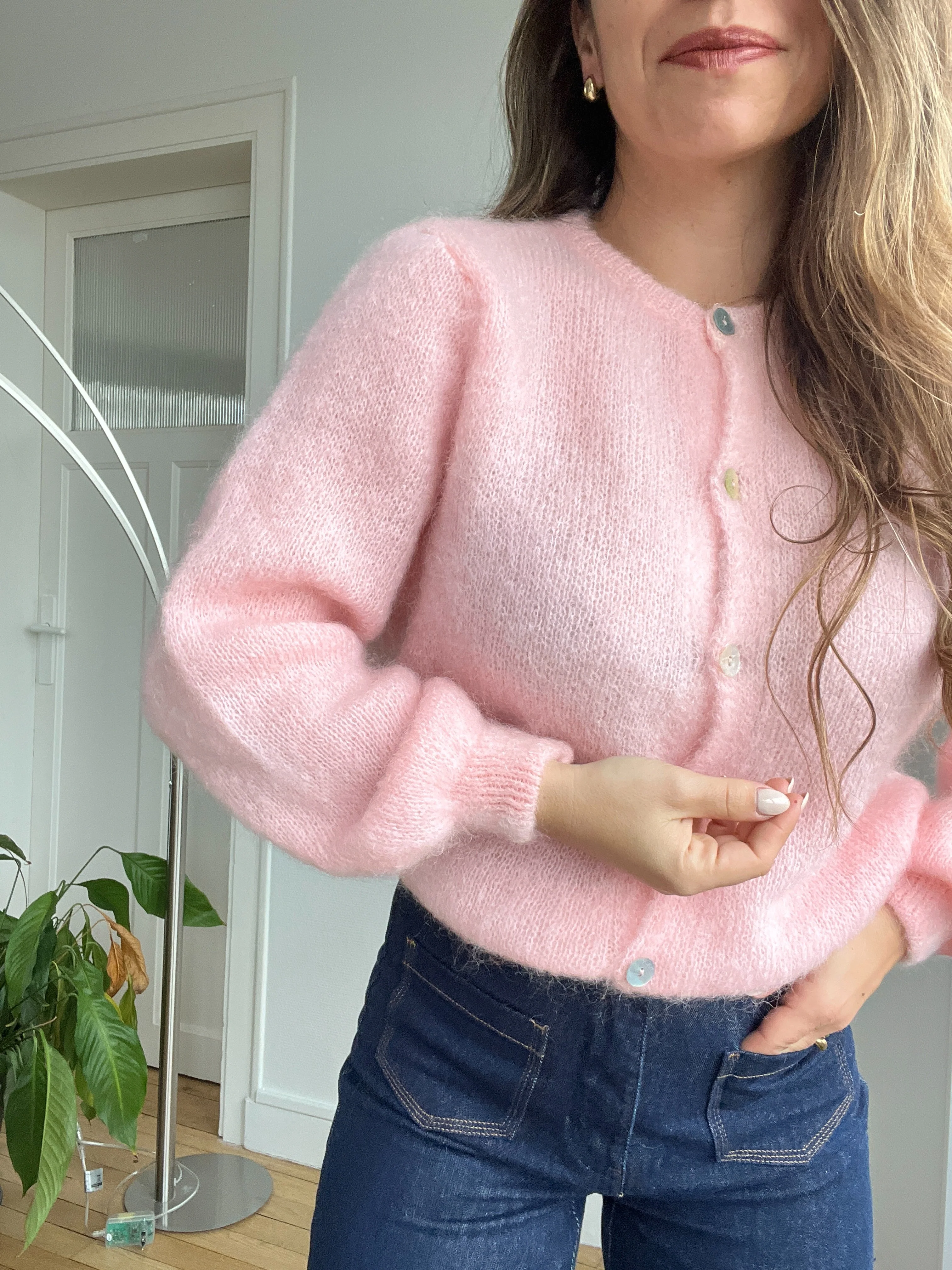 Maille En Laine Bianca Rose - Image 6