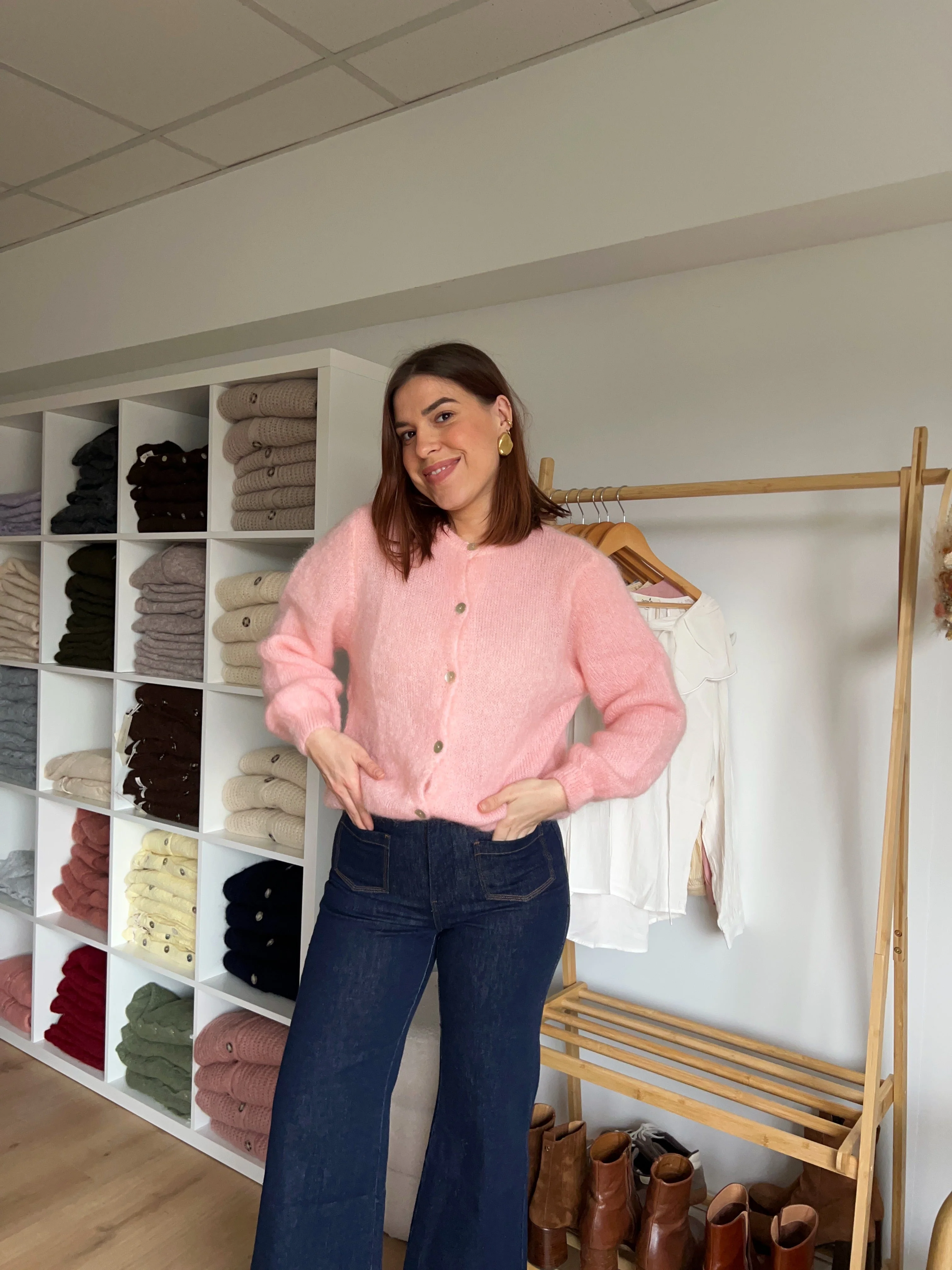 Maille En Laine Bianca Rose - Image 7