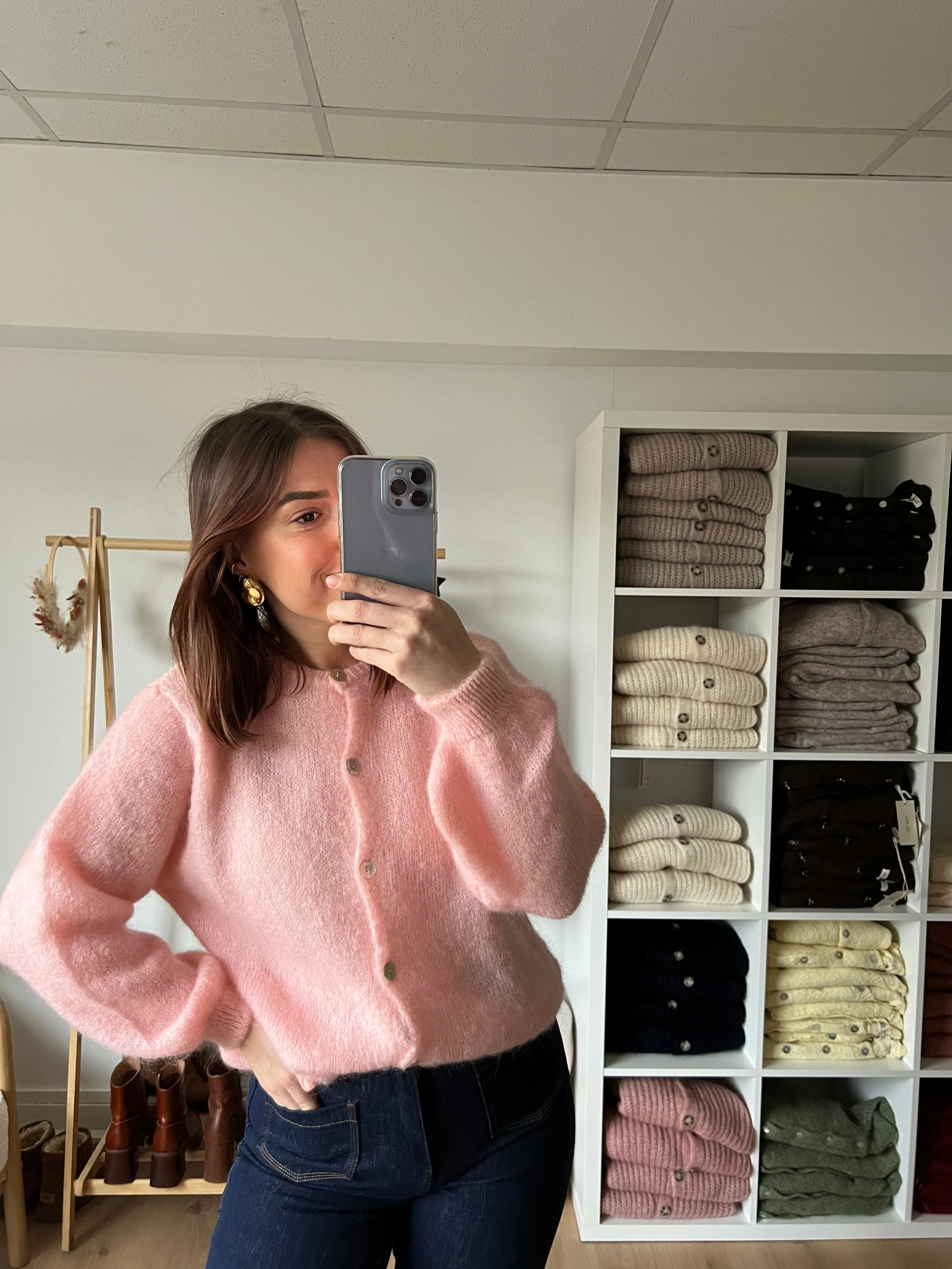 Maille En Laine Bianca Rose - Image 8