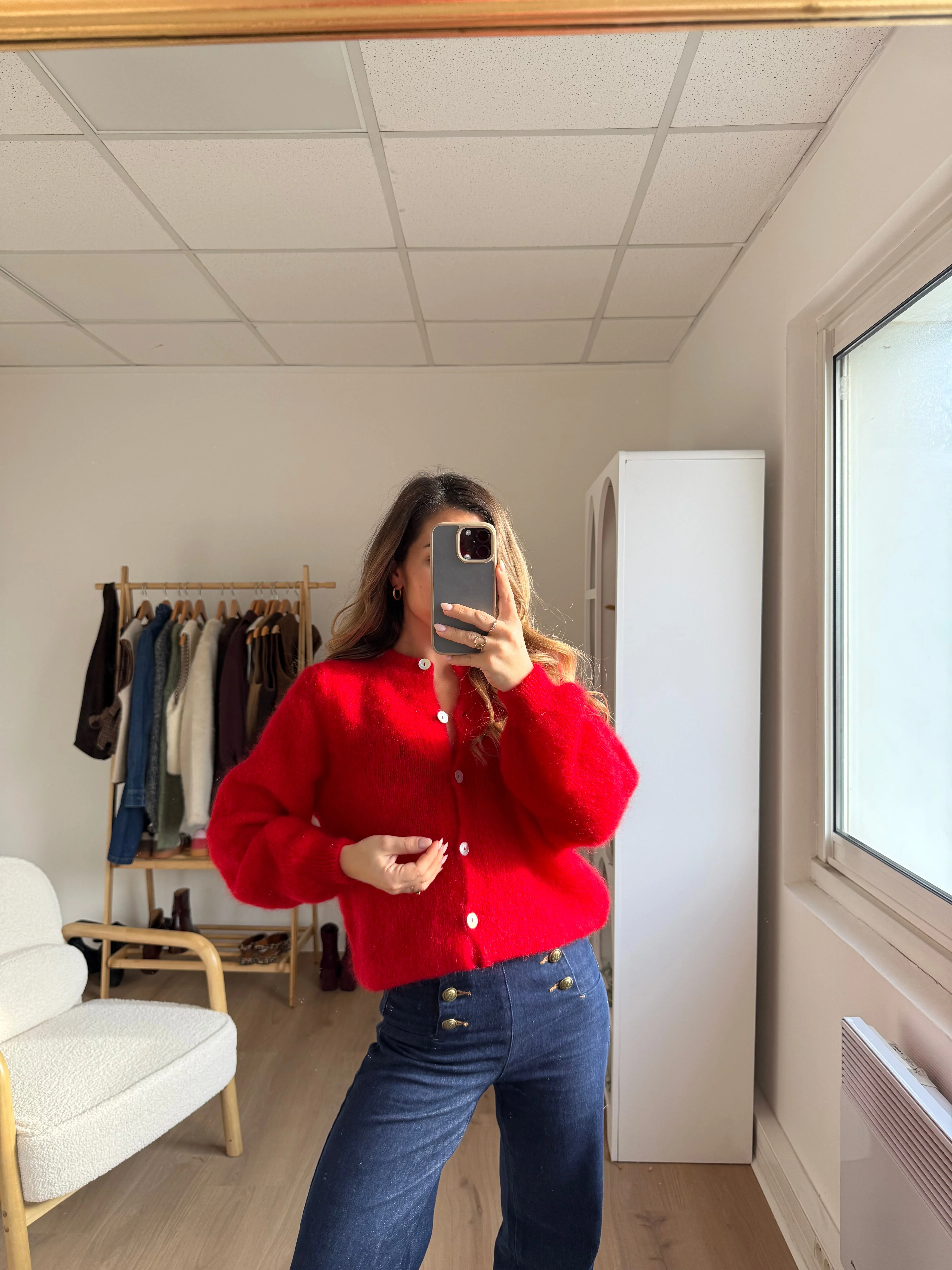 Maille En Laine Bianca Rouge - Image 10