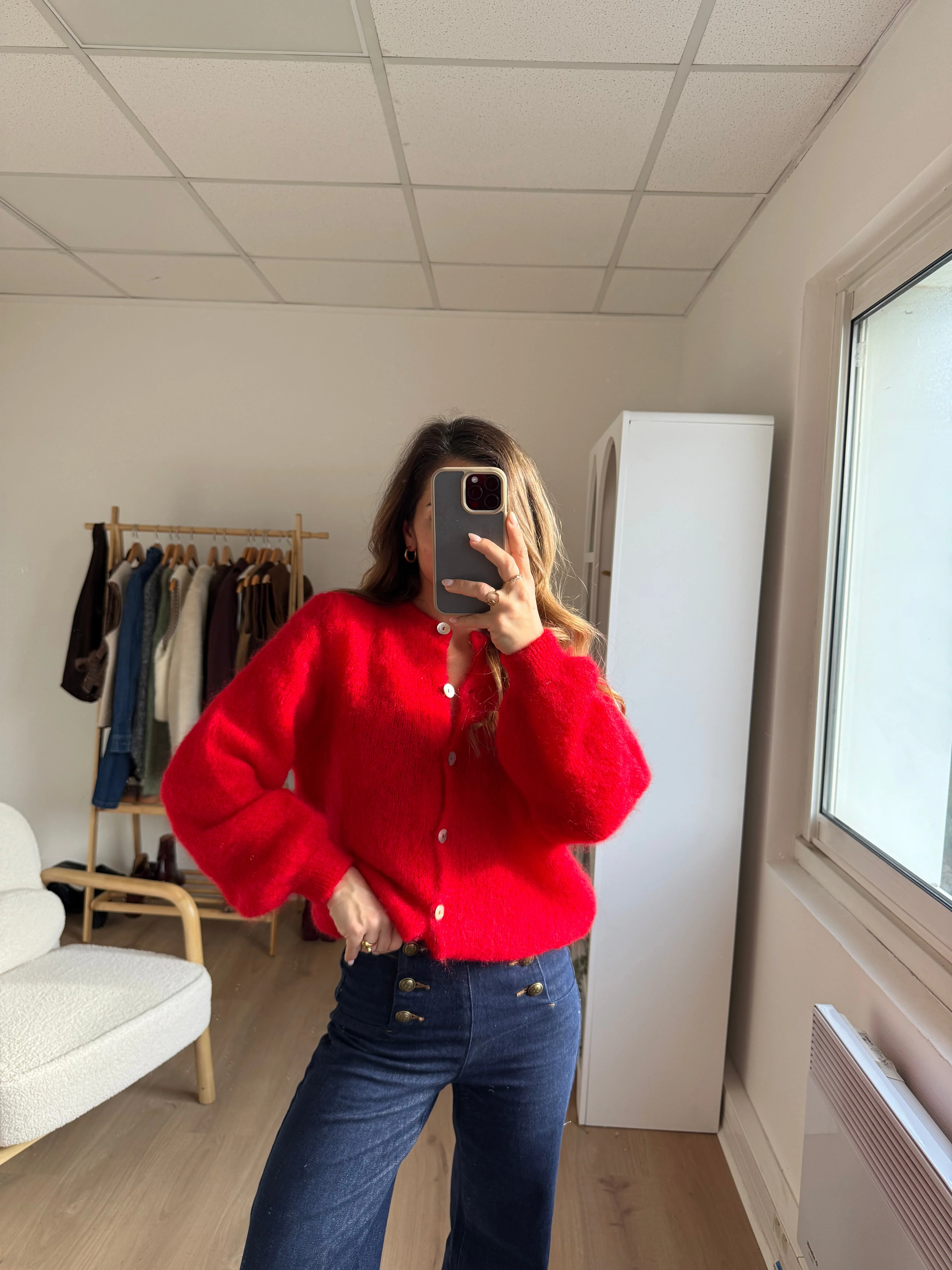 Maille En Laine Bianca Rouge - Image 7