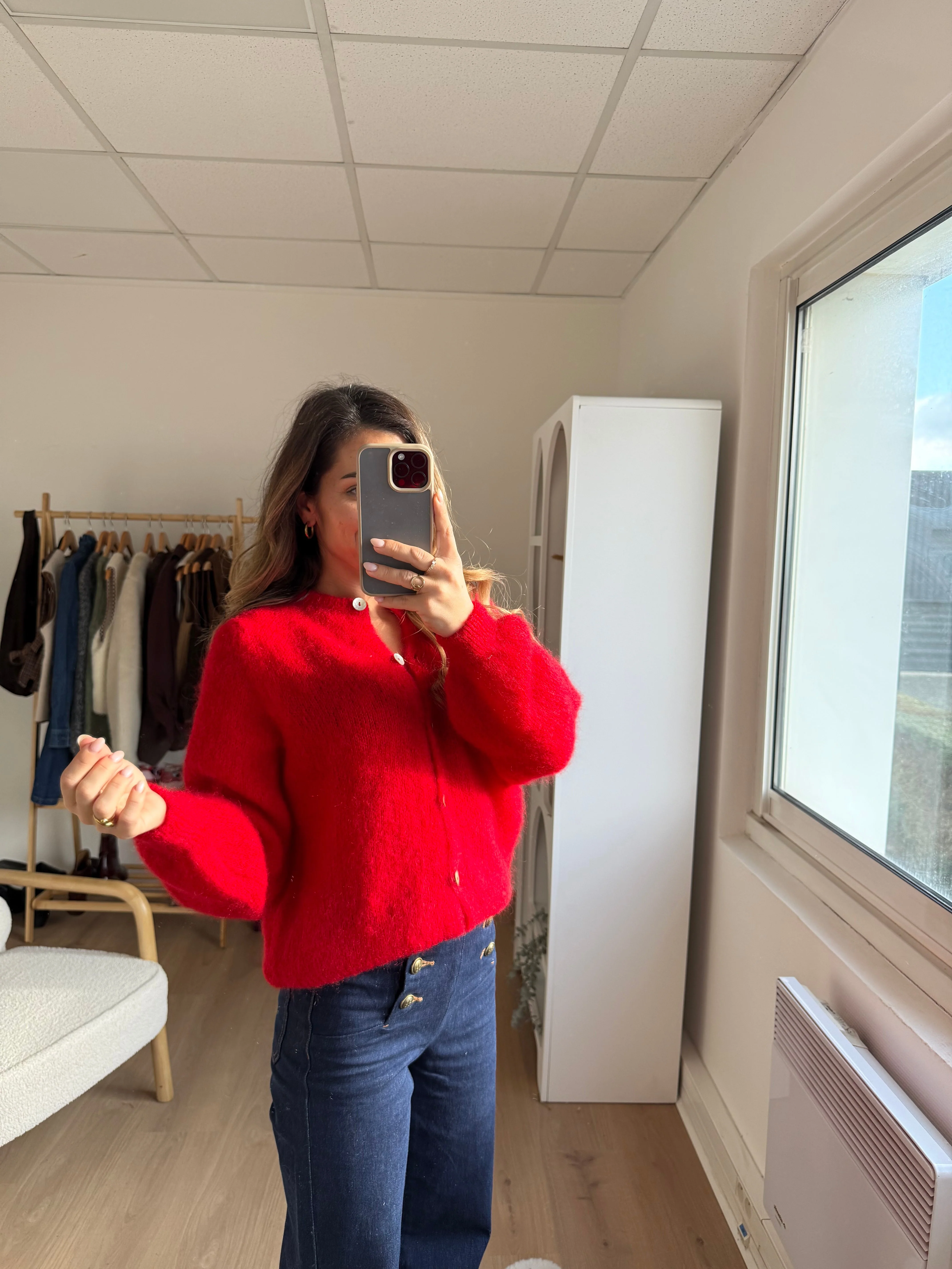 Maille En Laine Bianca Rouge - Image 8