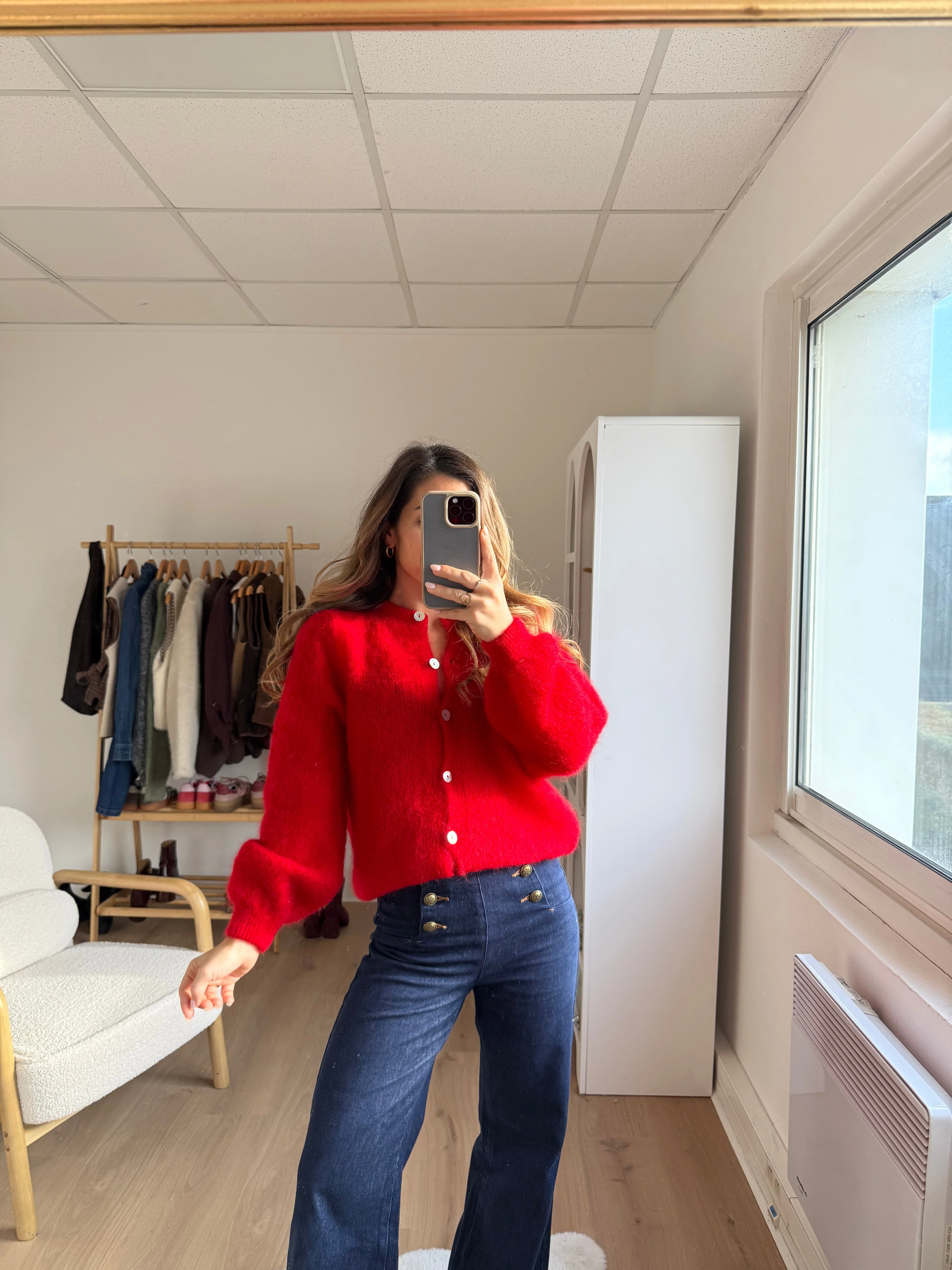 Maille En Laine Bianca Rouge - Image 9
