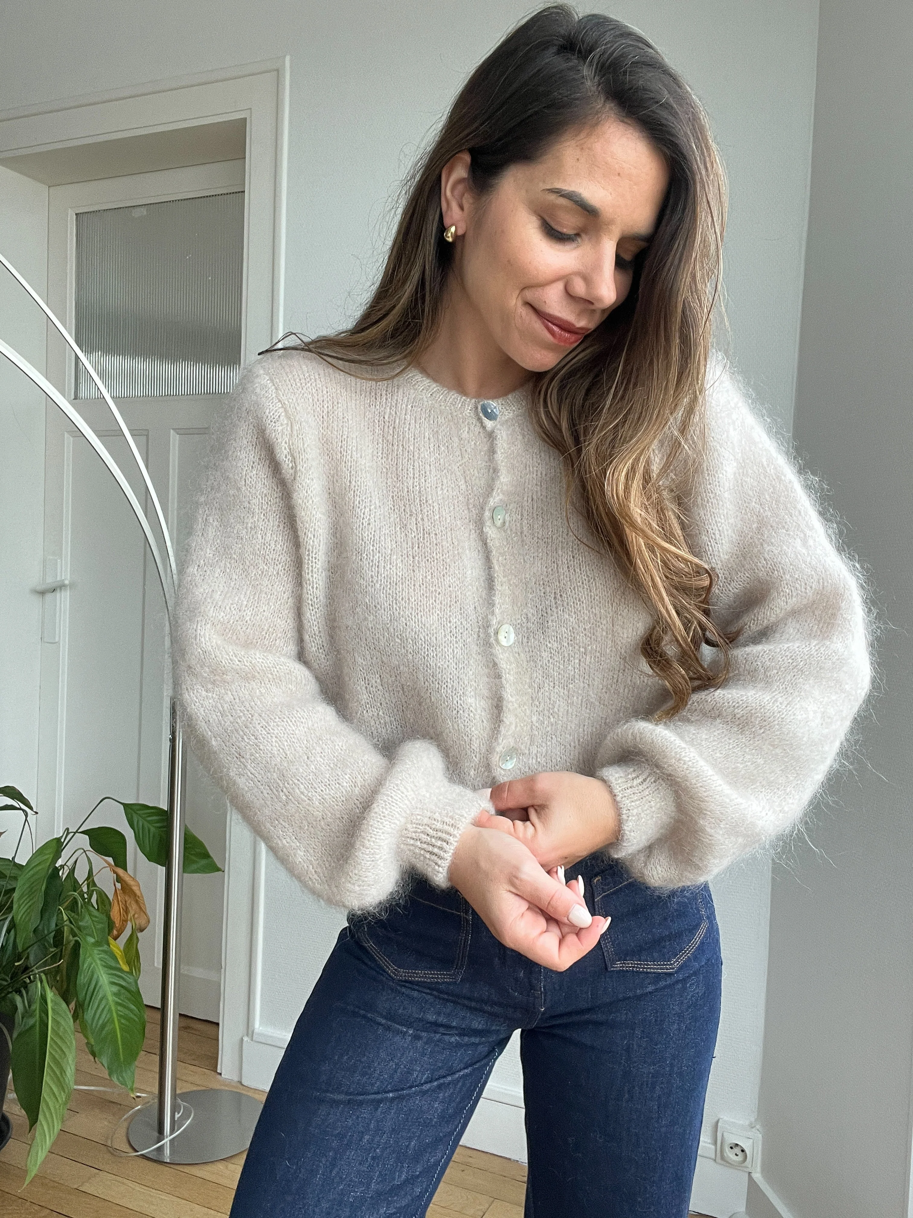 Maille En Laine Bianca Taupe - Image 14