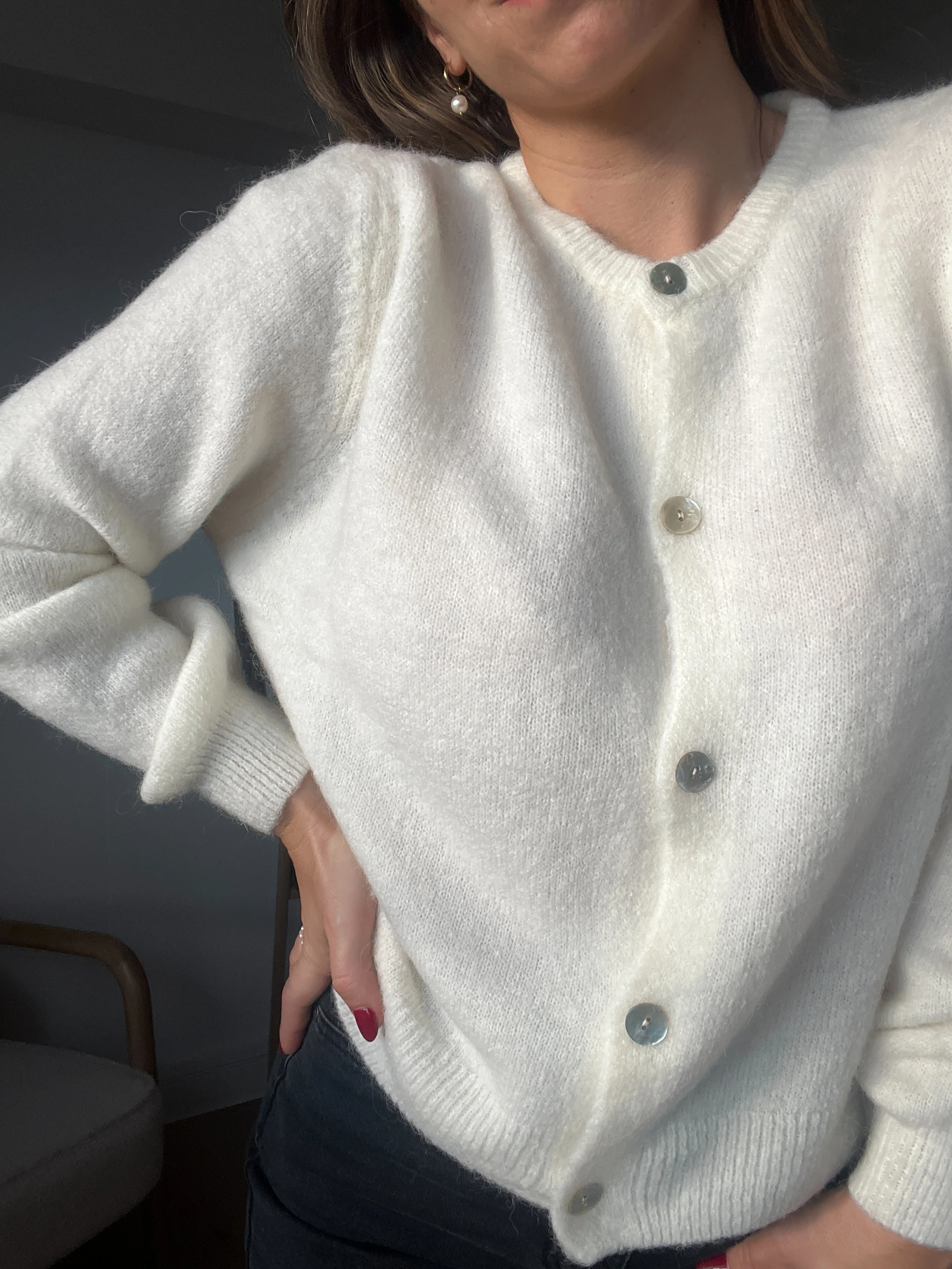 Maille En Laine Léonie Écrue - Image 10