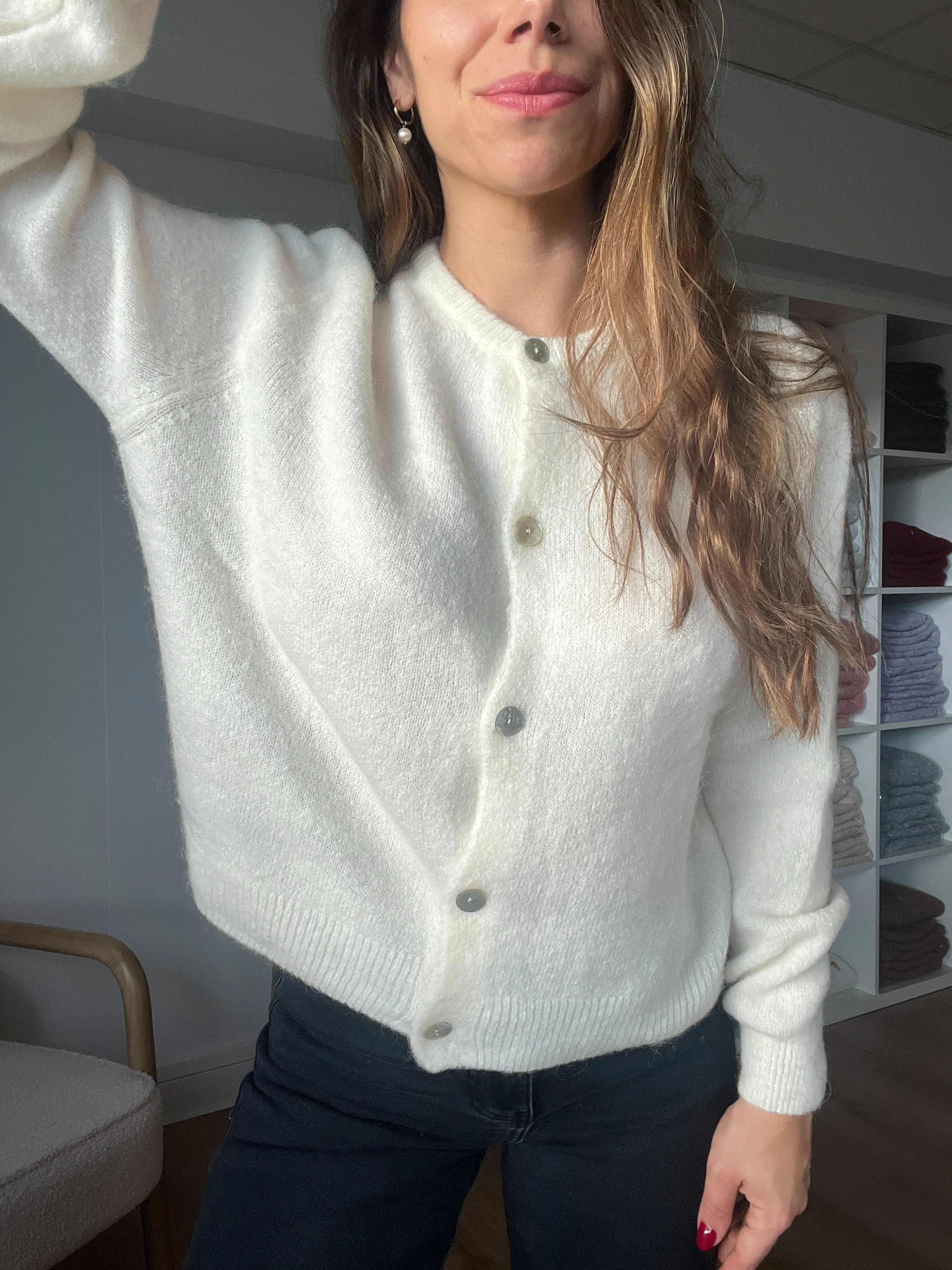 Maille En Laine Léonie Écrue - Image 7