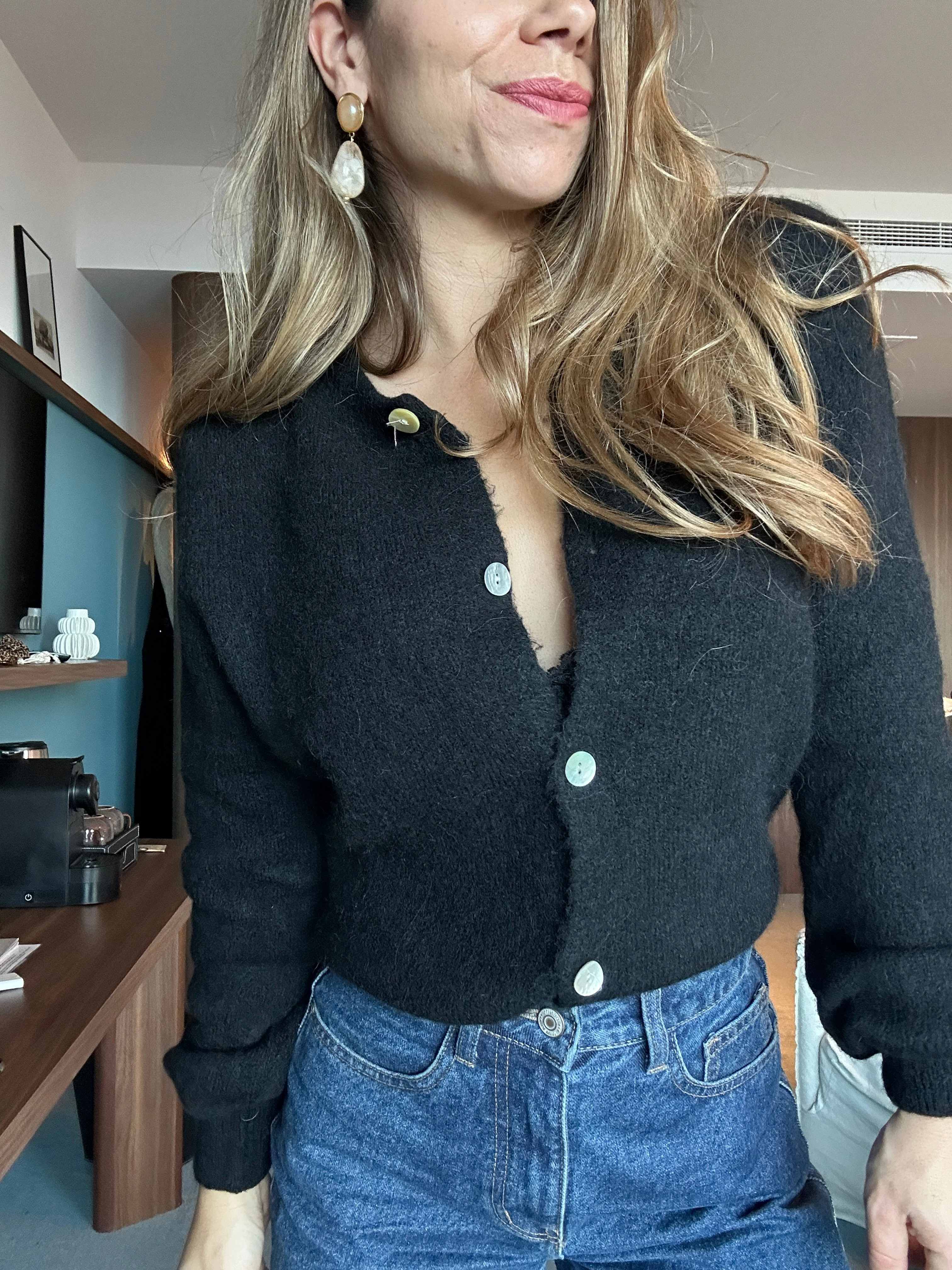 Maille En Laine Léonie Noire - Image 6