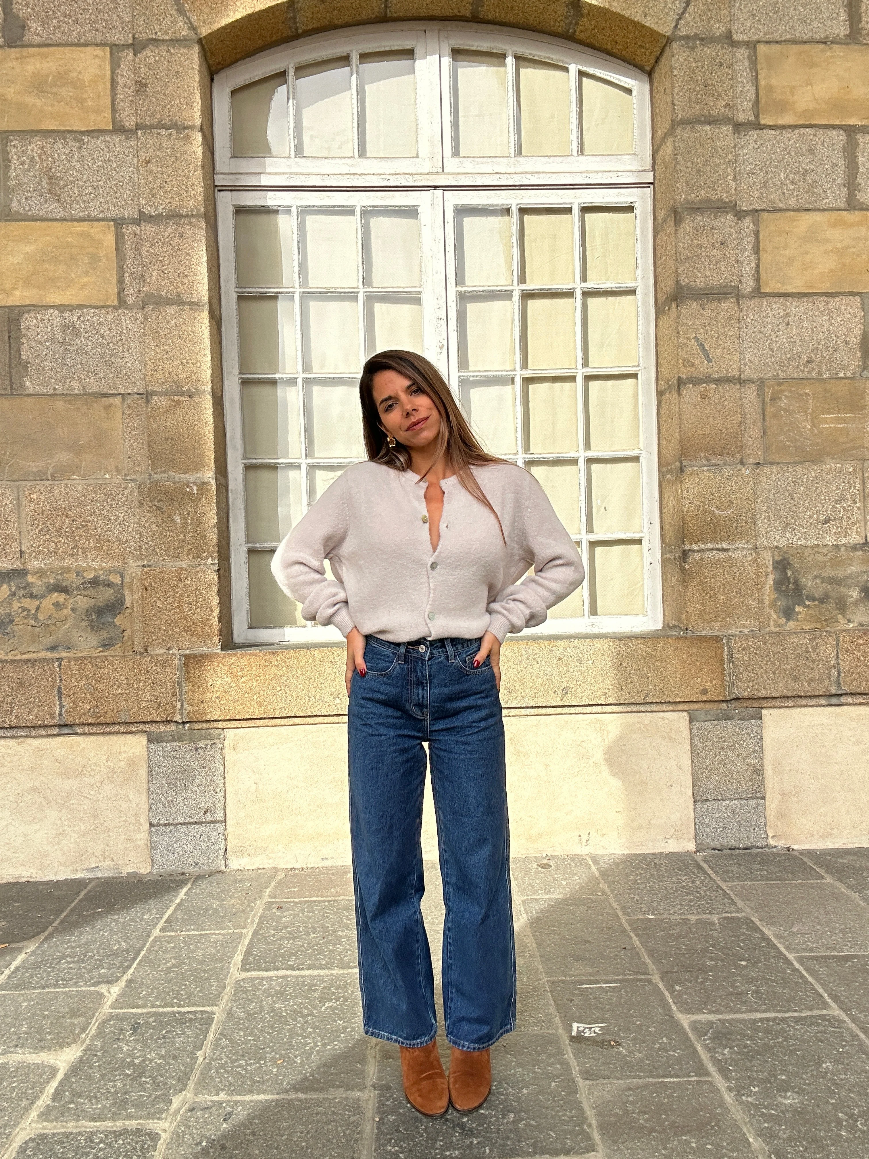 Maille En Laine Léonie Taupe - Image 4