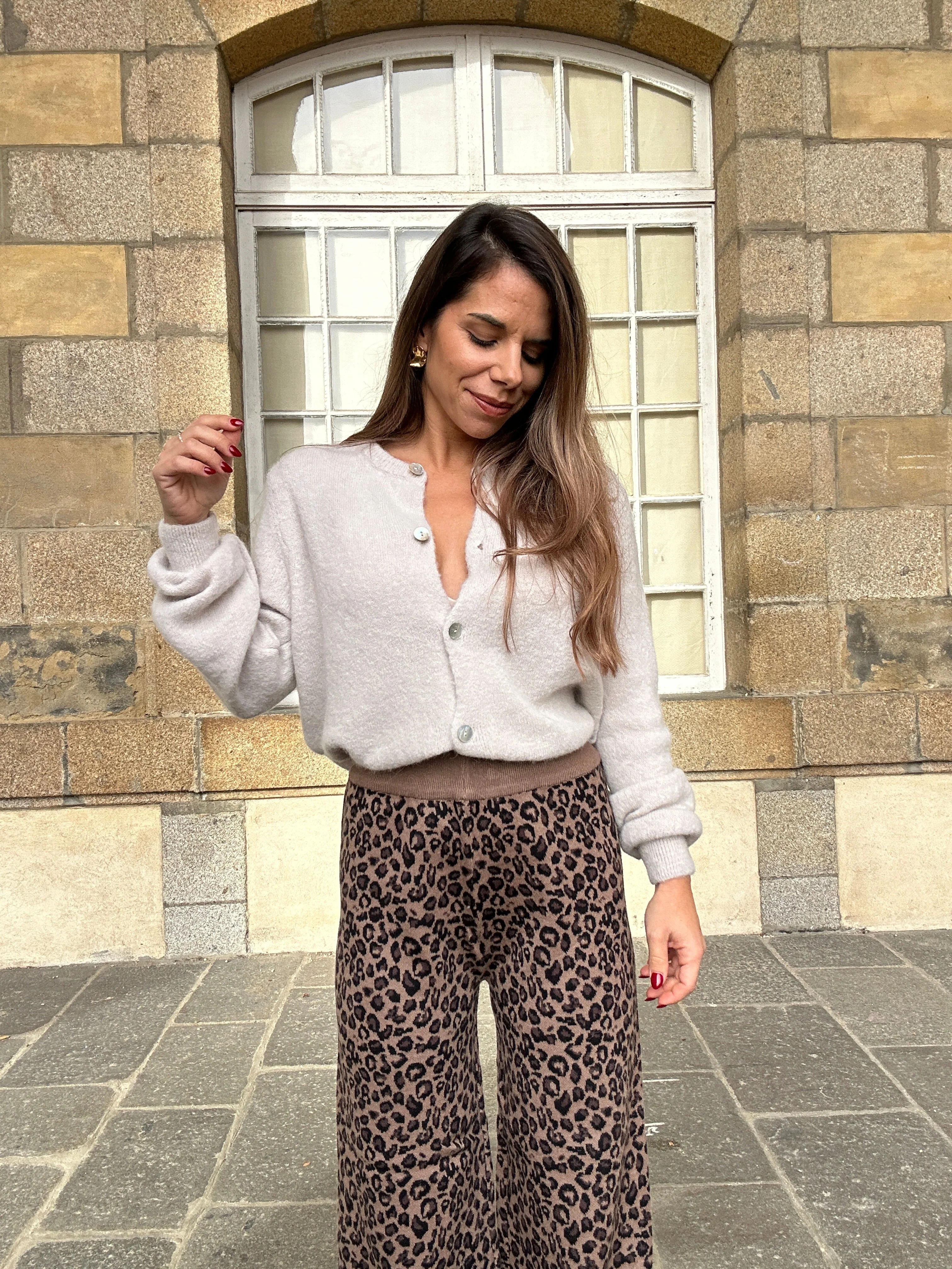 Maille En Laine Léonie Taupe - Image 6