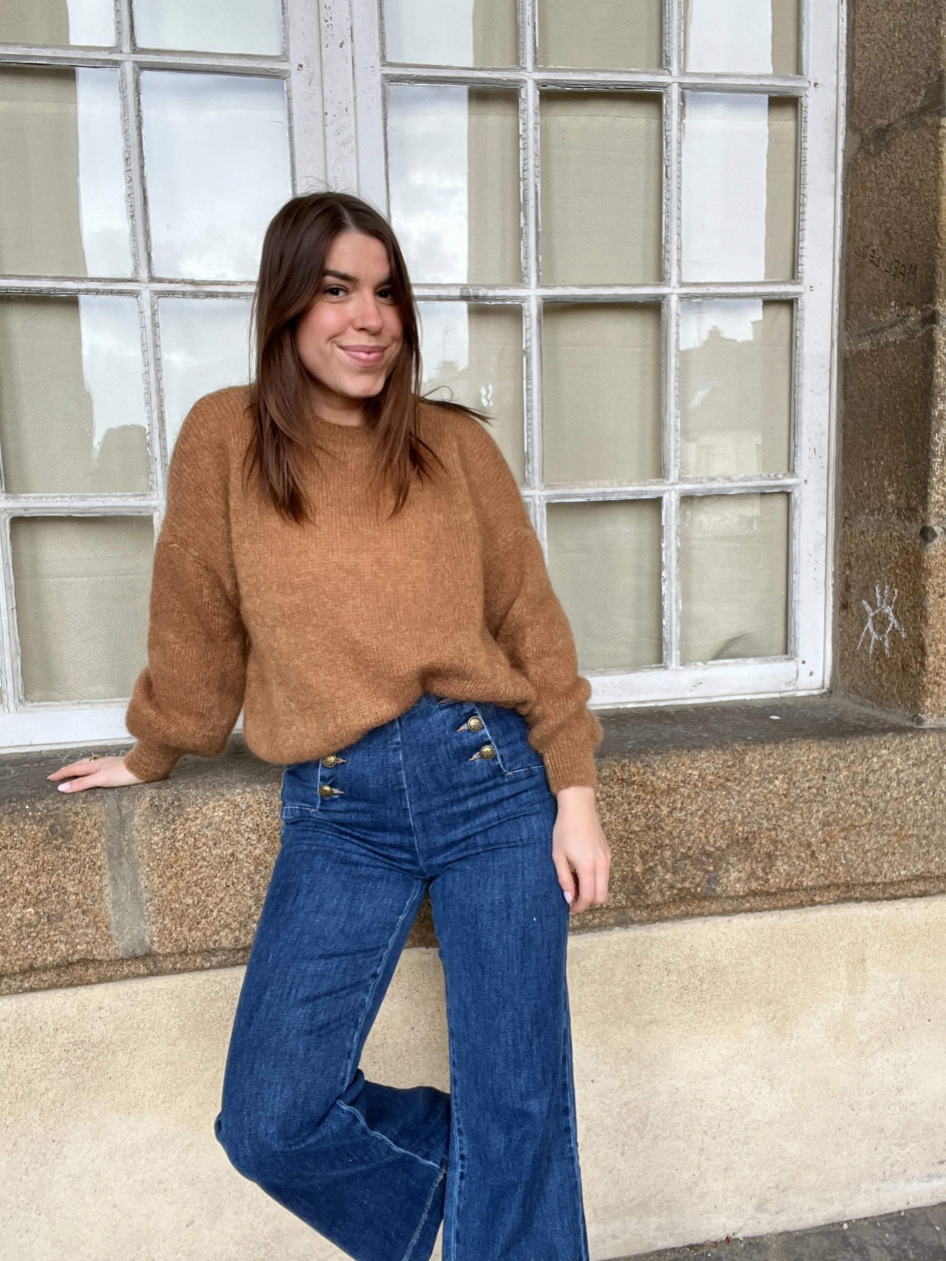 Maille En Mohair Et Laine Gaia Camel - Image 10