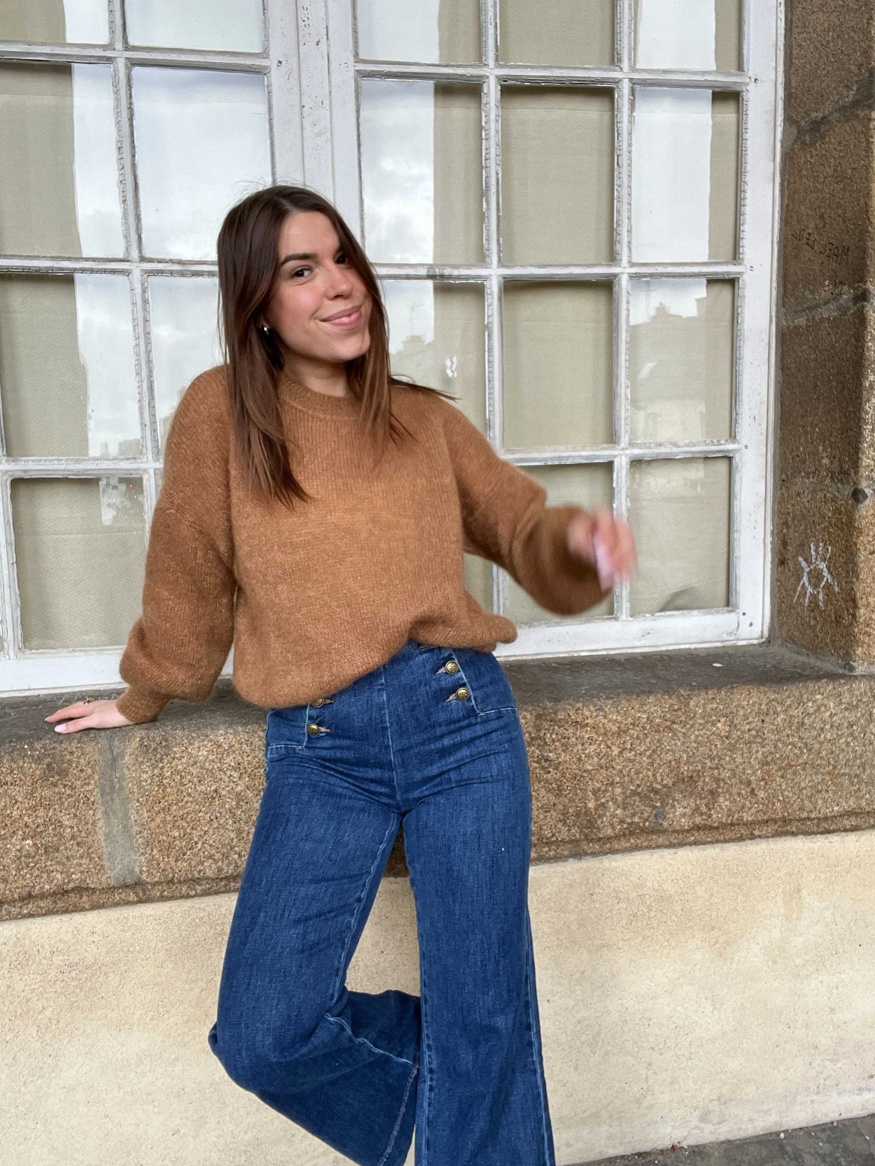 Maille En Mohair Et Laine Gaia Camel - Image 11