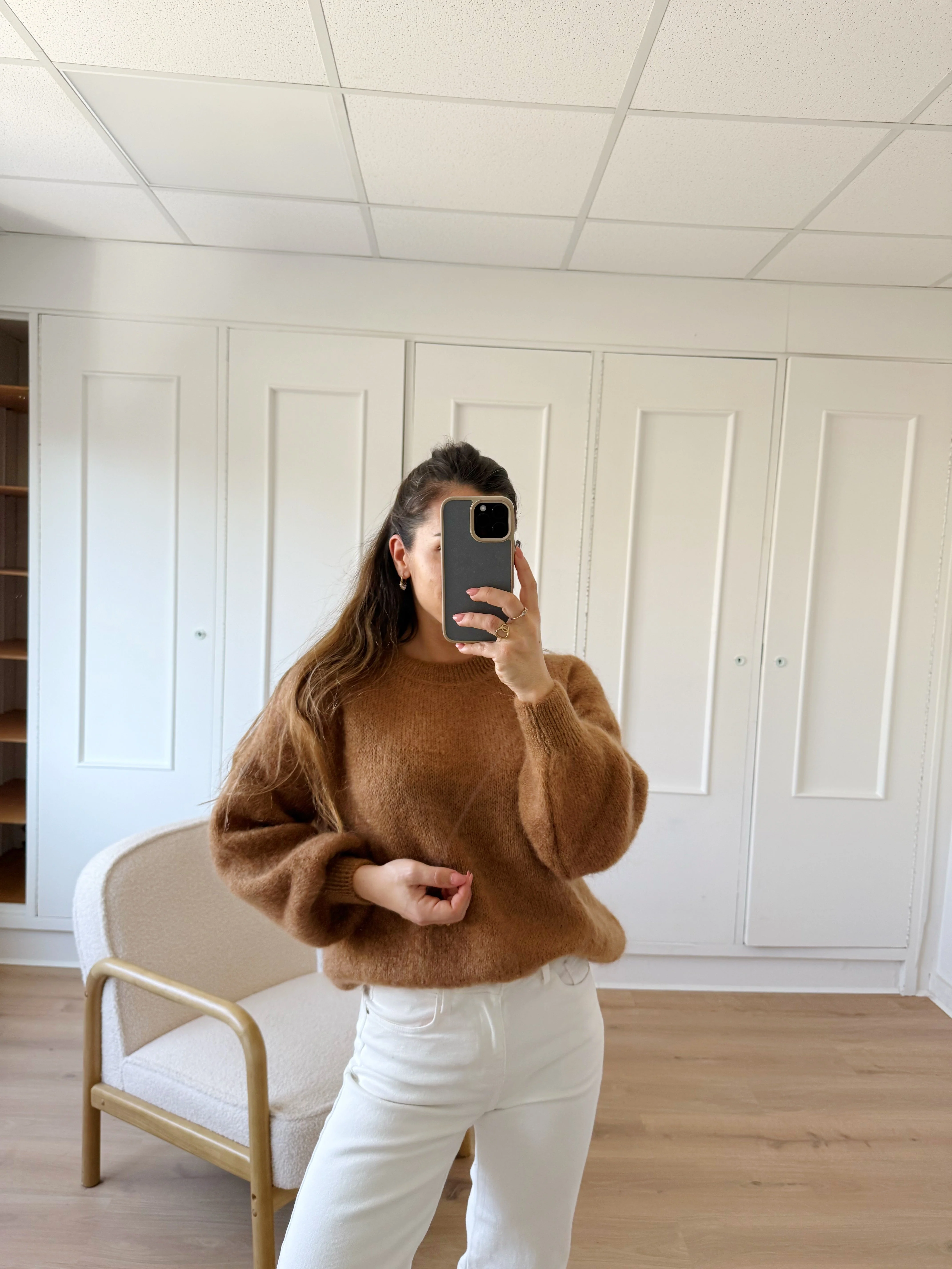 Maille En Mohair Et Laine Gaia Camel - Image 6