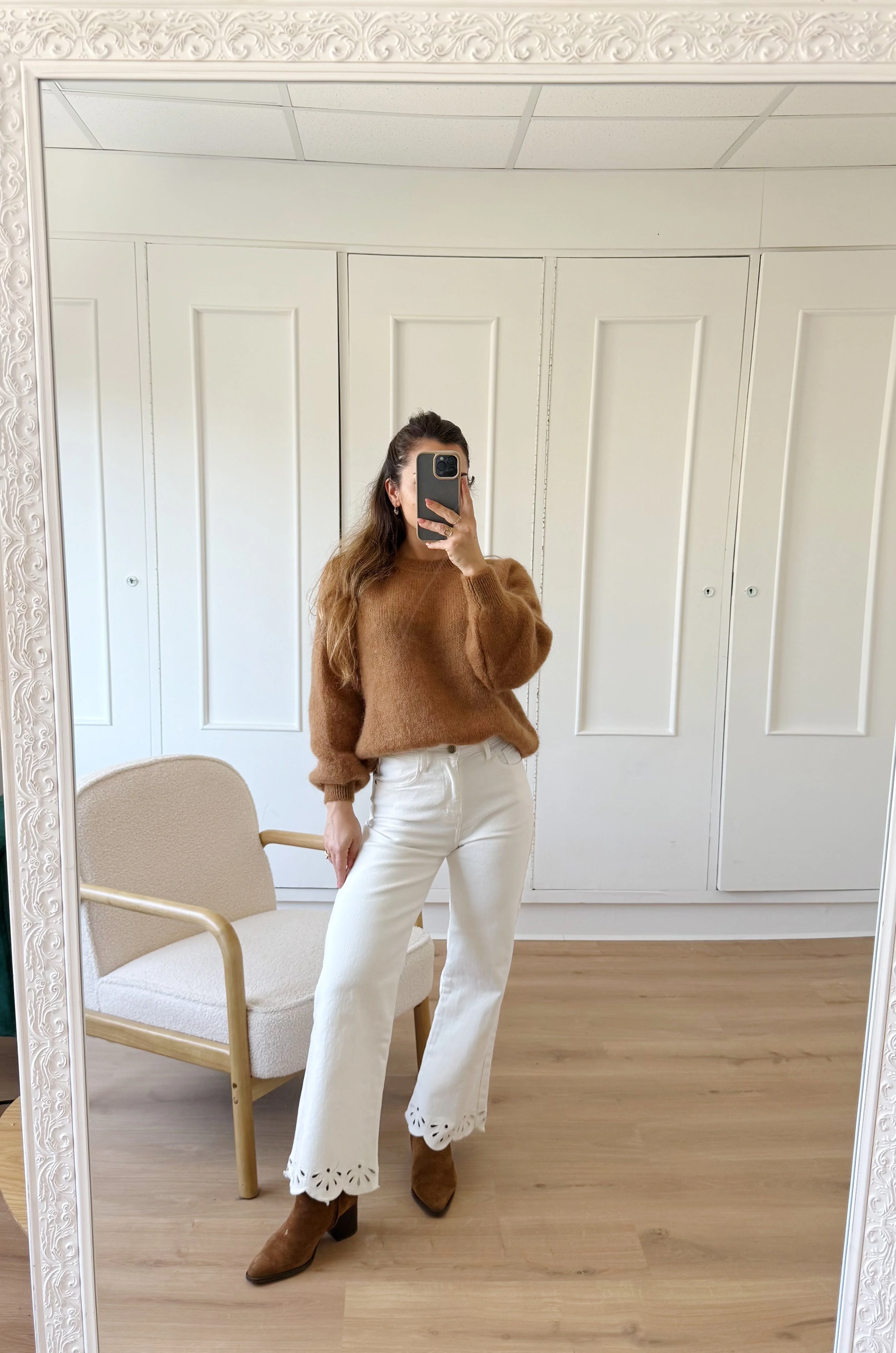 Maille En Mohair Et Laine Gaia Camel - Image 8