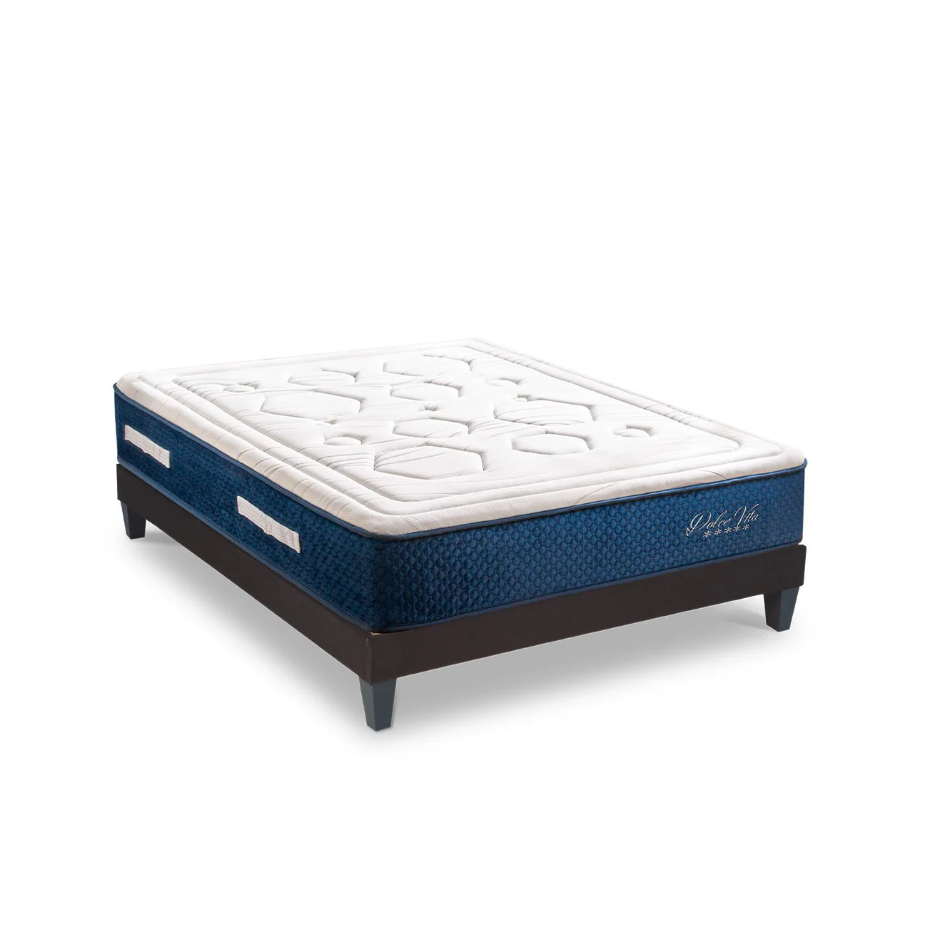 Ensemble Dolce Vita - Matelas + Sommier - Gris Anthracite - Image 2