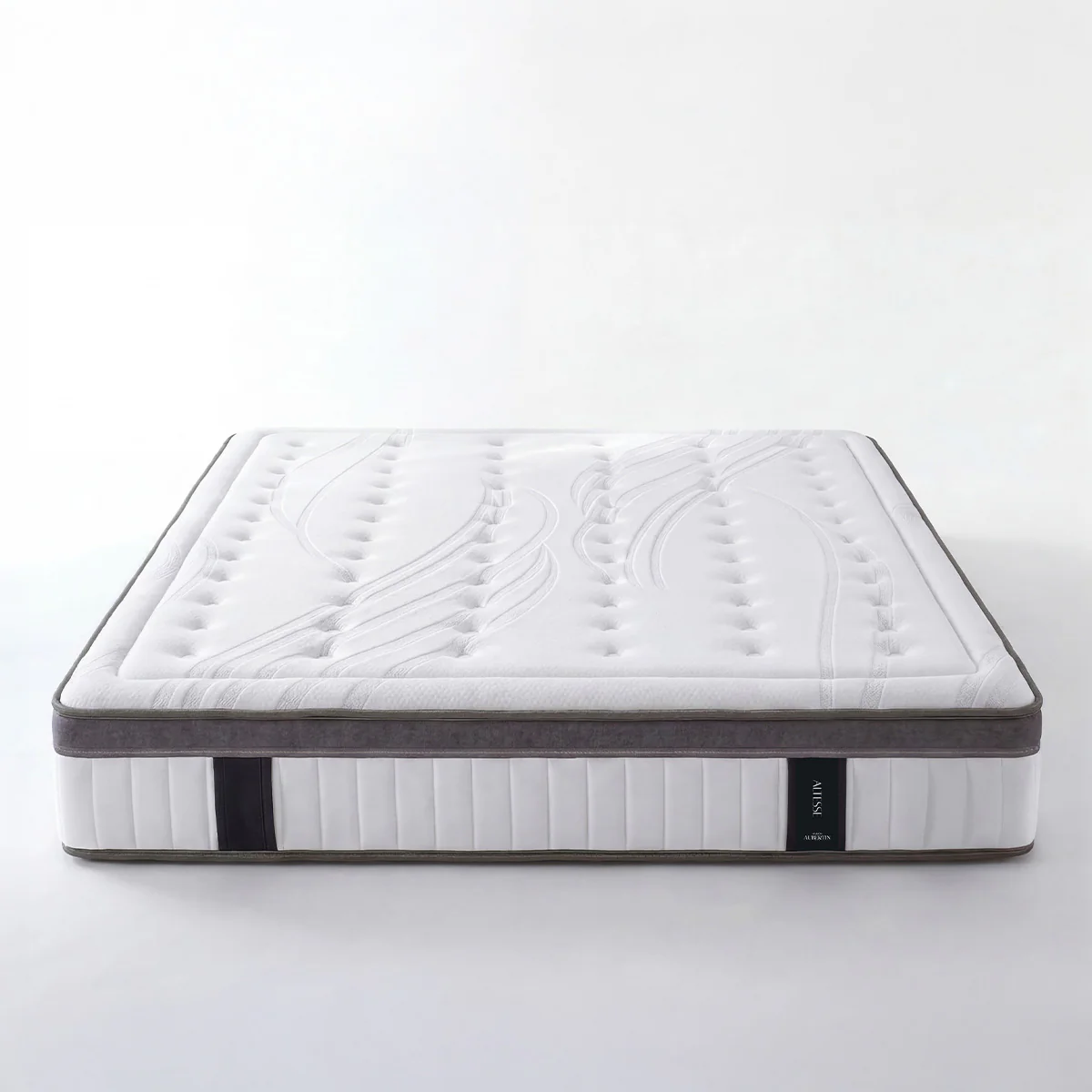 Ensemble Altesse - Matelas + Sommier - Tissu Gris Anthracite - Image 8
