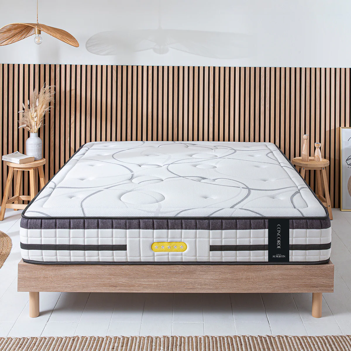 Matelas Hybride Ressorts Ensachés & Mémoire de Forme - 26 cm - Concorde - Image 2