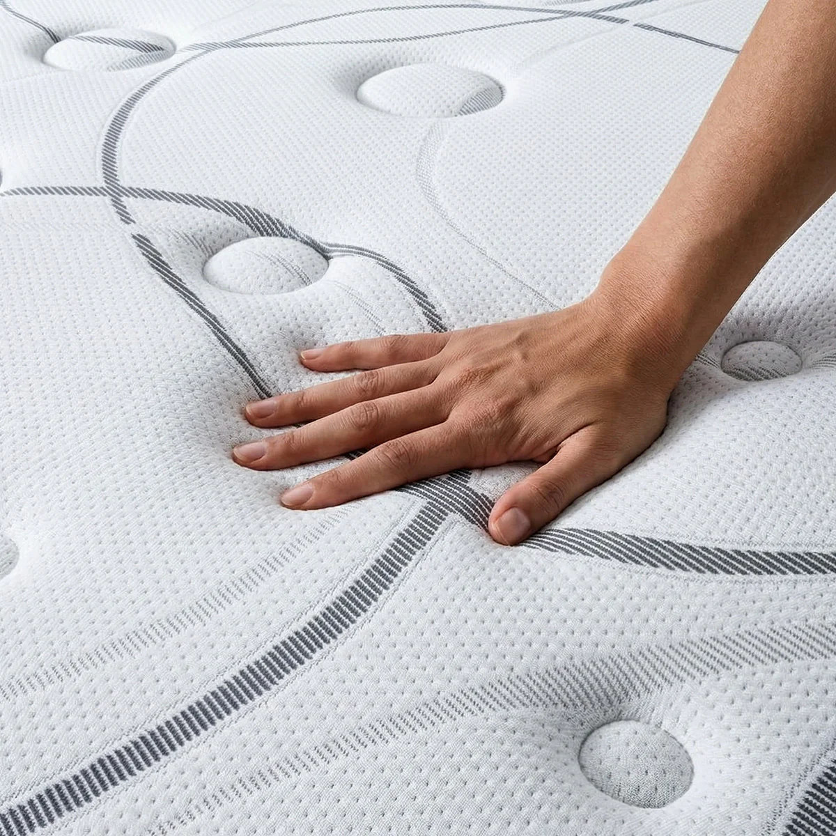 PACK Prêt À Dormir Concorde - Matelas + Sommier + Accessoires - Bois Naturel - Image 8